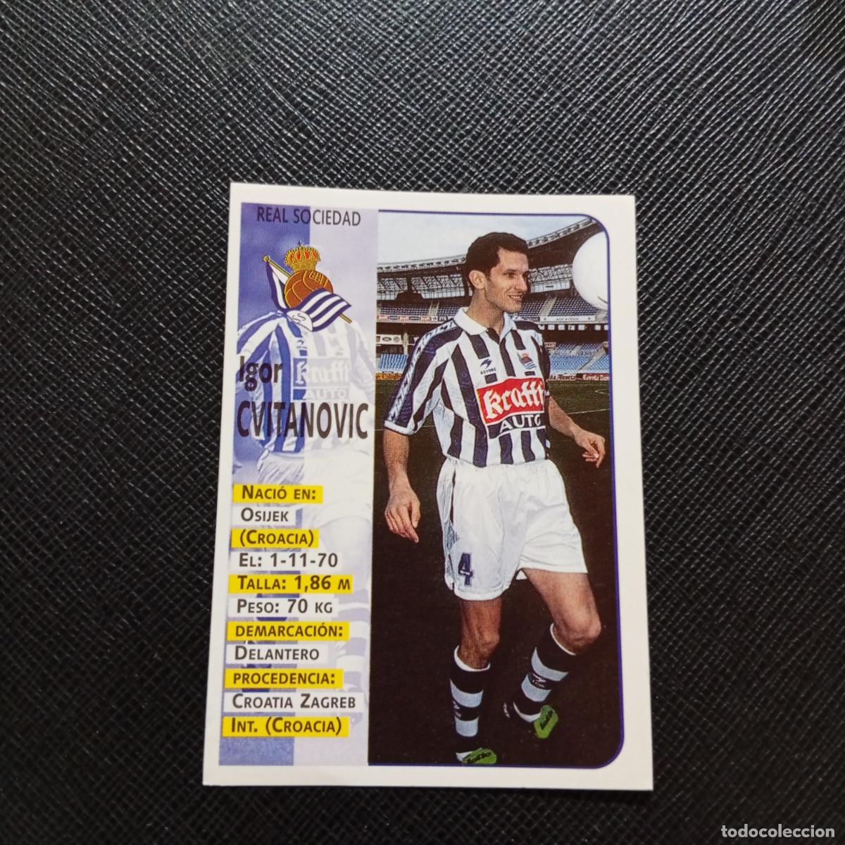 Cromos de F&uacute;tbol: 64 CVITANOVIC REAL SOCIEDAD PANINI 1998 1999 CROMO FUTBOL LIGA 98 99 - SIN PEGAR - A111 PG514