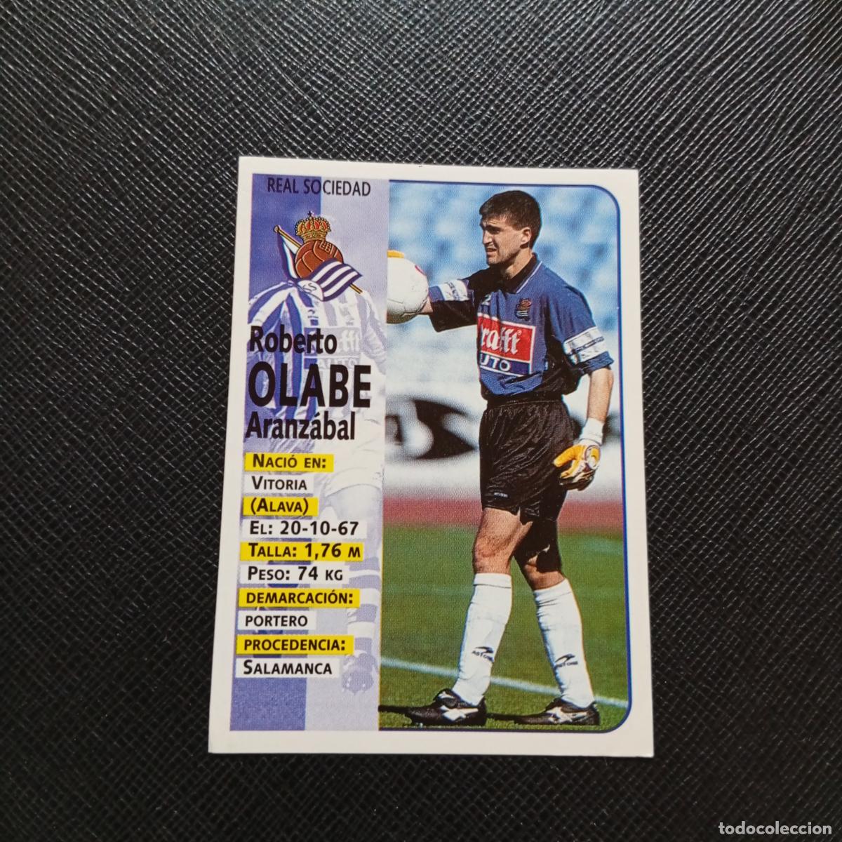 Cromos de F&uacute;tbol: 65 OLABE REAL SOCIEDAD PANINI 1998 1999 CROMO FUTBOL LIGA 98 99 - SIN PEGAR - A111 PG514