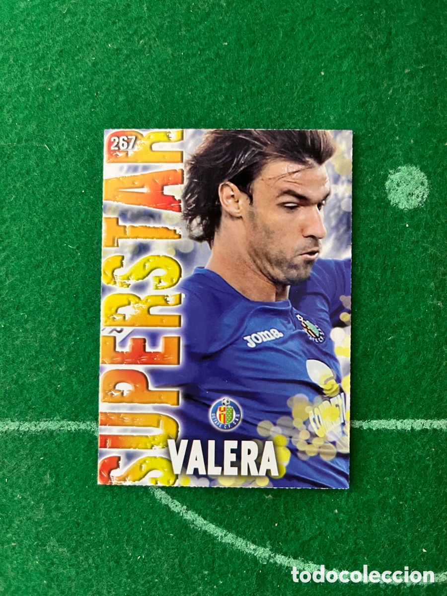 Cromos de F&uacute;tbol: 267 VALERA GETAFE LAS FICHAS DE LA LIGA 2013 2014 MUNDICROMO SUPERSTAR