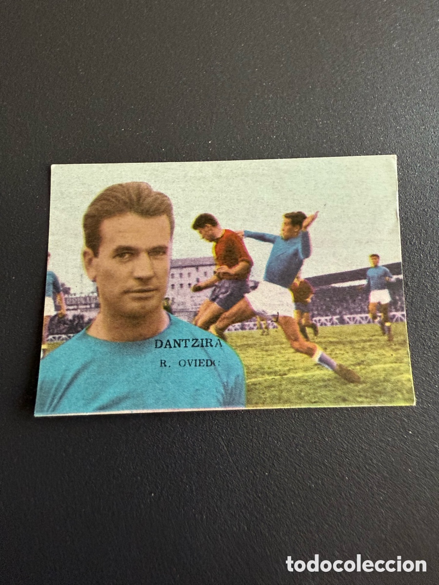 Cromos de F&uacute;tbol: FHER 62 63. DANTZIRA ( Oviedo). Nunca Pegado. Muy dif&iacute;cil