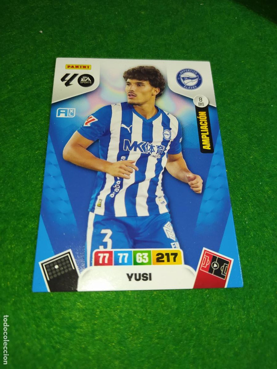 Cartes &agrave; collectionner de Football: adrenalyn xl 2025 2026 codigo sin activar AMPLIACION n&ordm; 8 BIS YUSI - DEPORTIVO ALAVES