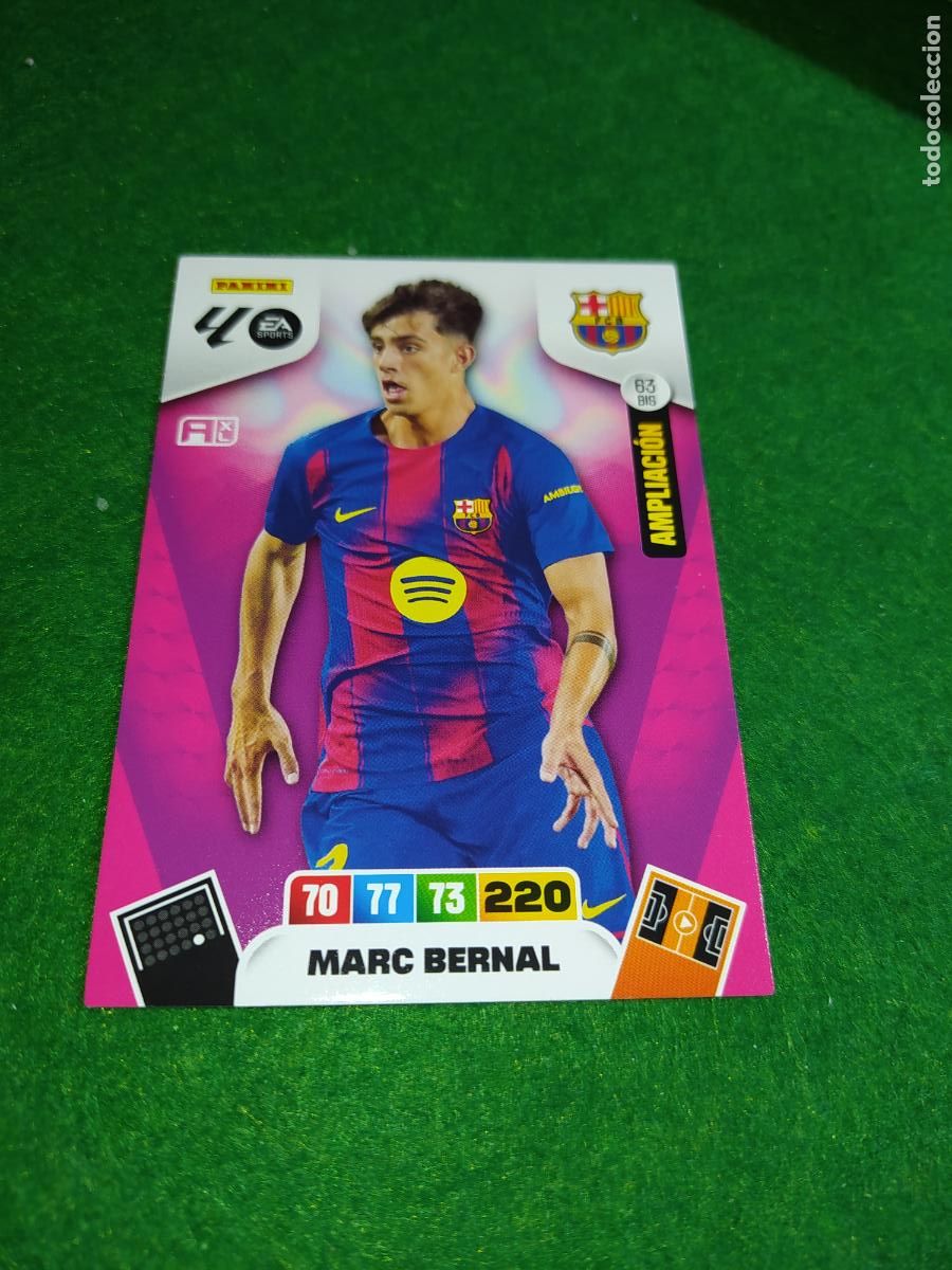 Cartes &agrave; collectionner de Football: adrenalyn xl 2025 2026 codigo sin activar AMPLIACION n&ordm; 63 BIS MARC BERNAL - FC BARCELONA