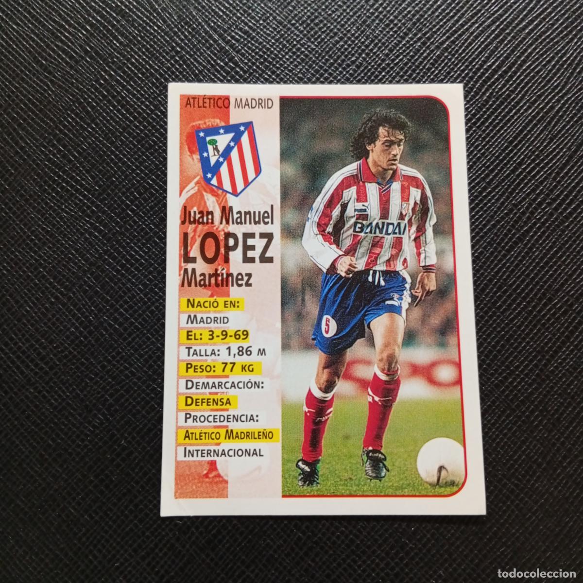 Cromos de F&uacute;tbol: 91 LOPEZ AT MADRID PANINI 1998 1999 CROMO FUTBOL LIGA 98 99 - SIN PEGAR - A111 PG514 B