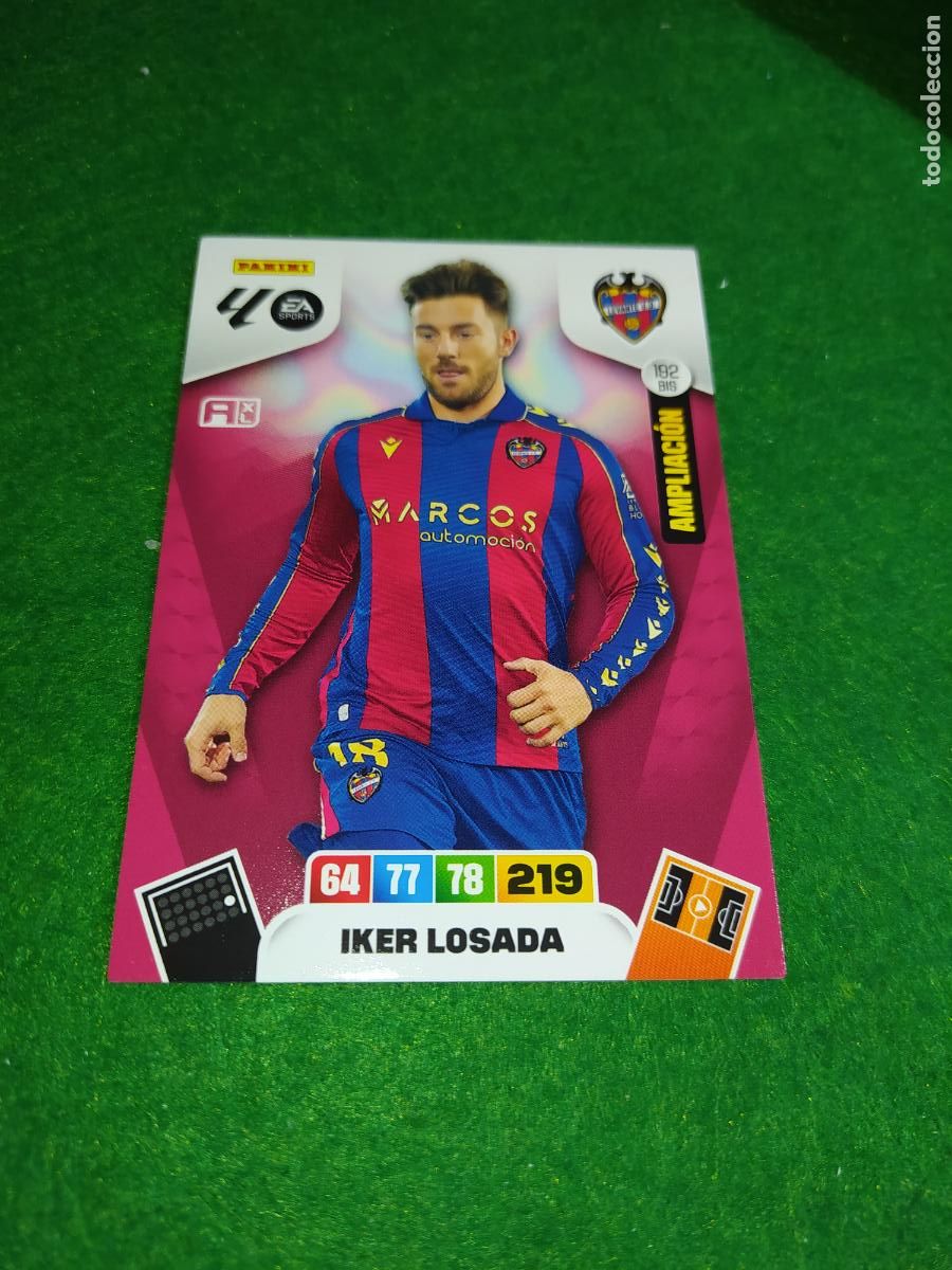 Cromos de F&uacute;tbol: adrenalyn xl 2025 2026 codigo sin activar AMPLIACION n&ordm; 192 BIS IKER LOSADA - LEVANTE