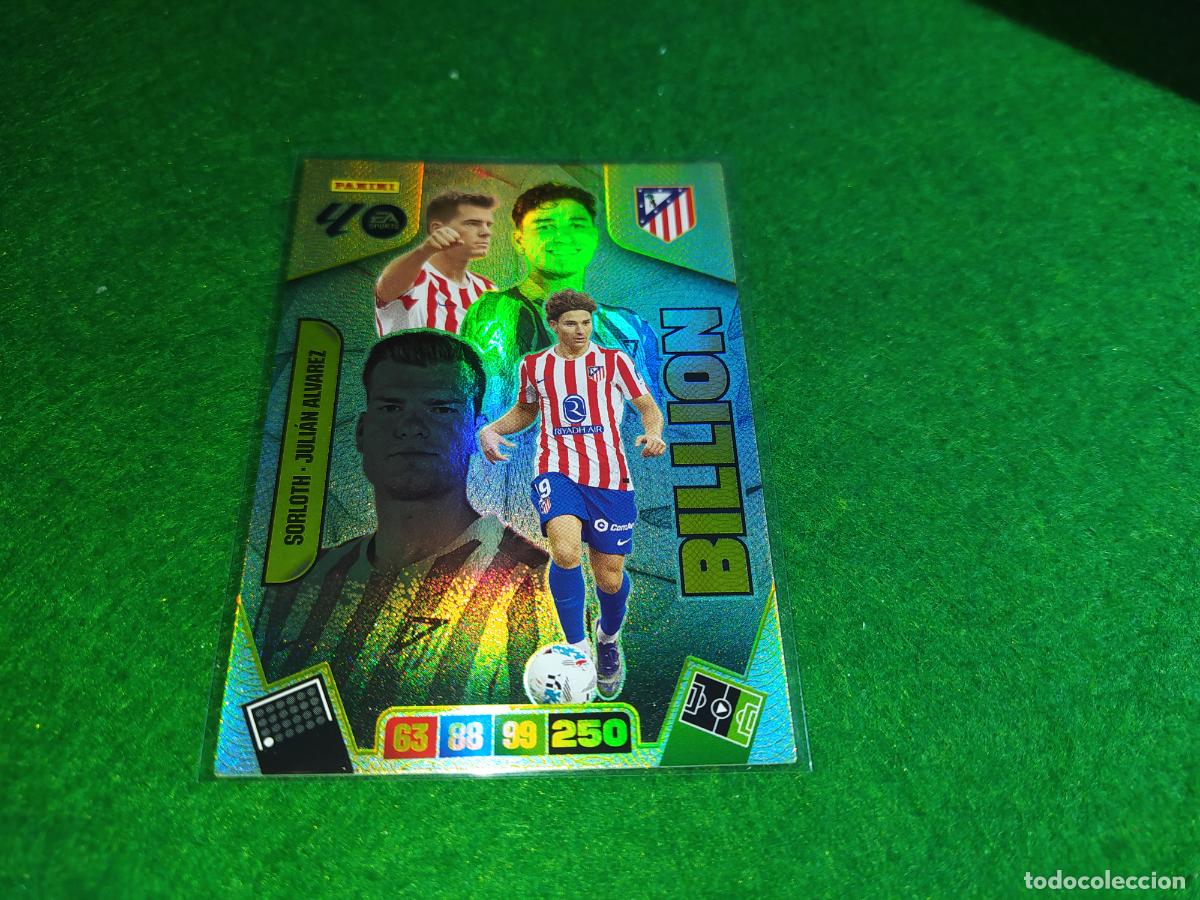 Cromos de F&uacute;tbol: adrenalyn xl 2025 2026 codigo sin activar BILLION SORLOTH - JULIAN ALVAREZ ATLETICO DE MADRID