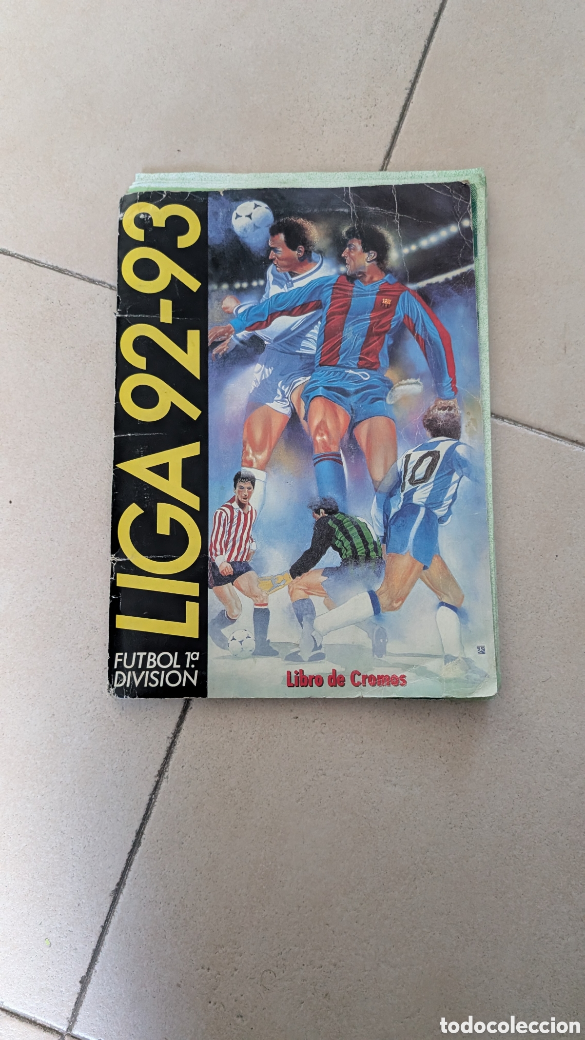 Cromos de Futebol: ALBUM LIGA ESTE 1992/93 92 93 PR&Aacute;CTICAMENTE VACIO SE LE HAN DESPEGADO LOS CROMOS
