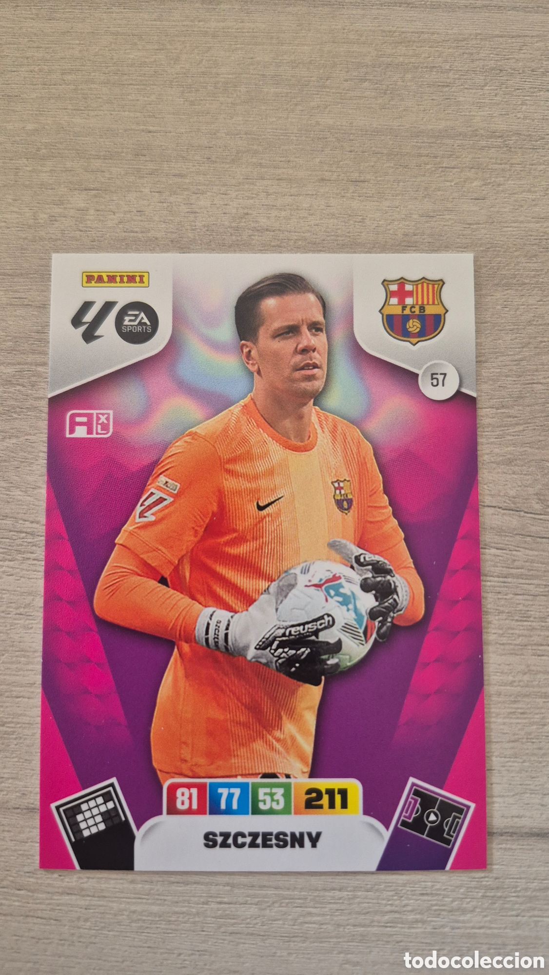 Cromos de Futebol: N&deg;57 Barcelona Szczesny Adrenalyn 25/26