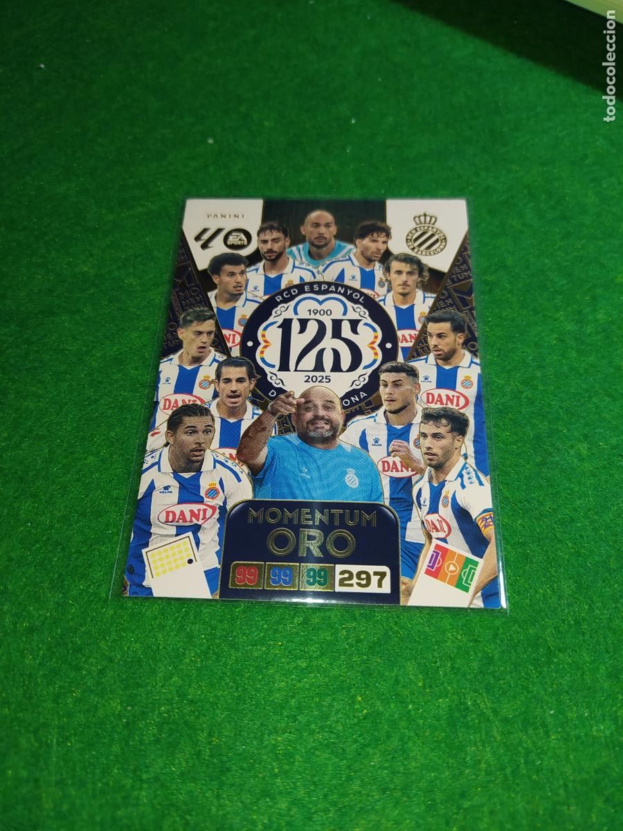 Cromos de Futebol: adrenalyn xl 2025 2026 codigo sin activar MOMENTUN ORO - ESPANYOL - 125 ANIVERSARIO