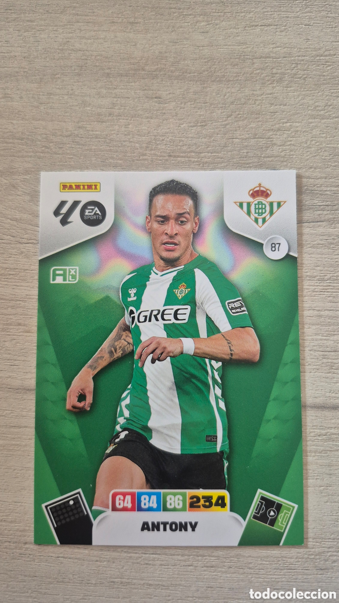 Figurine di Calcio: N&deg;87 Betis Antony Adrenalyn 25/26