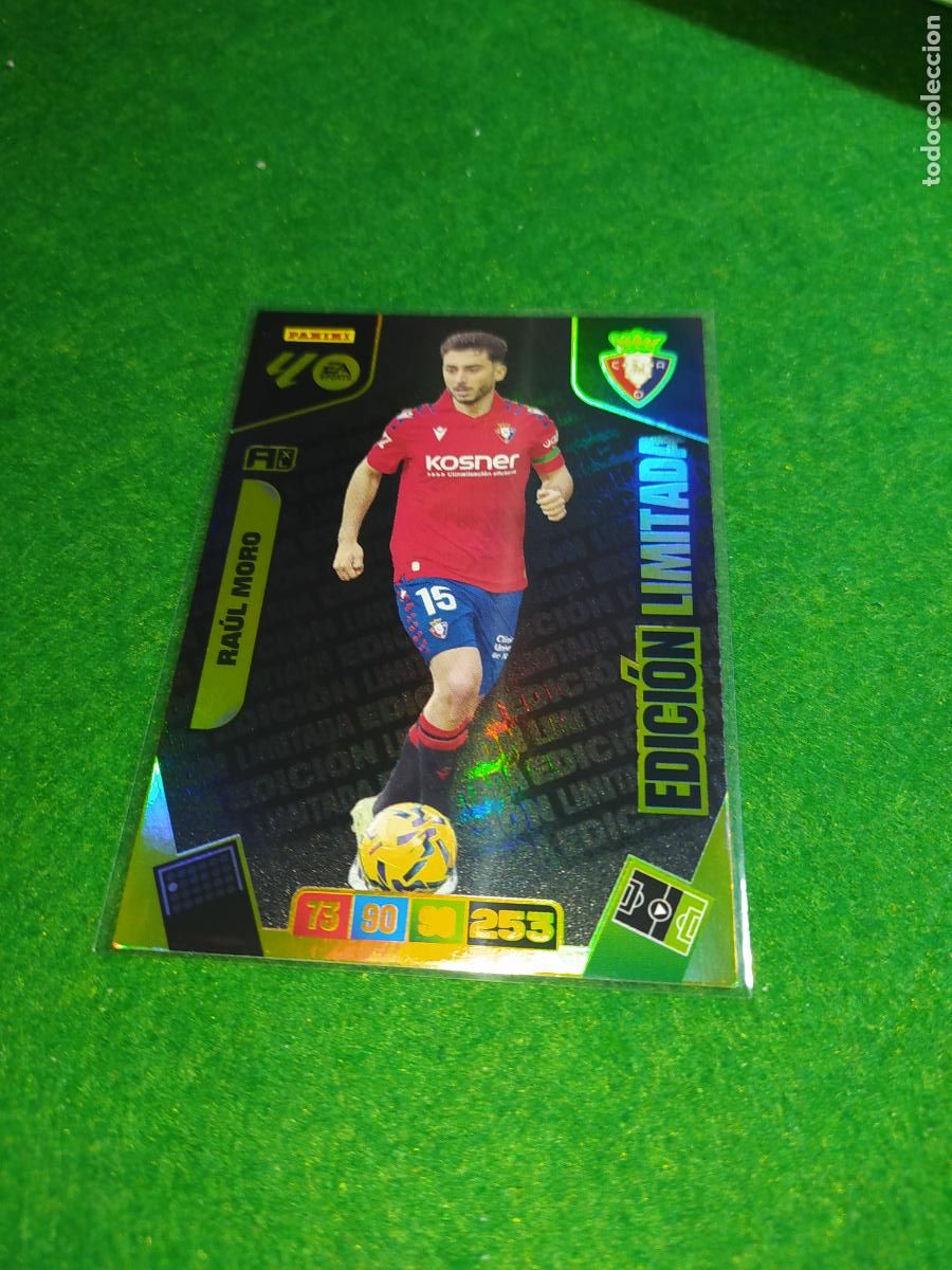 Cromos de F&uacute;tbol: adrenalyn xl 2025 2026 codigo sin activar EDICION LIMITADA - RAUL MORO - OSASUNA