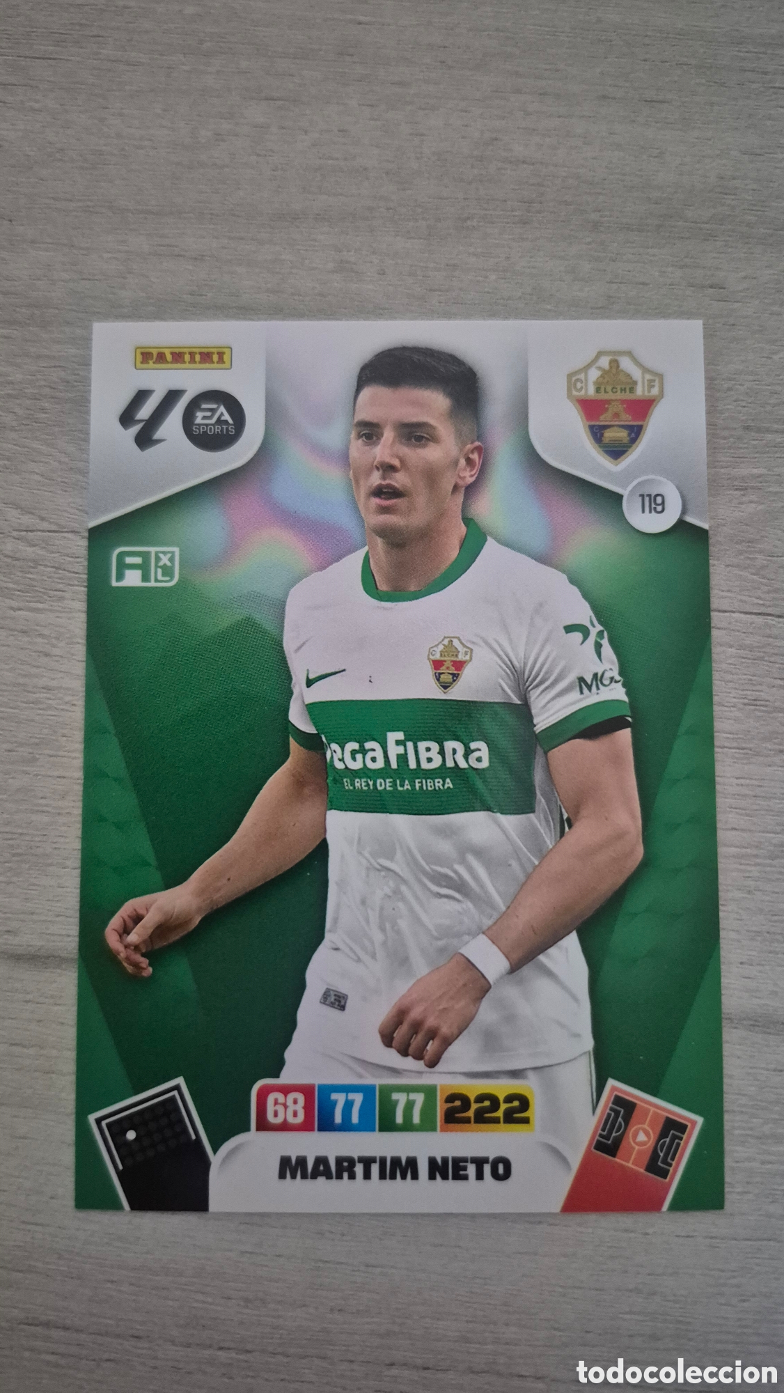 Cromos de F&uacute;tbol: N&deg;119 Elche Martim Neto Adrenalyn 25/26