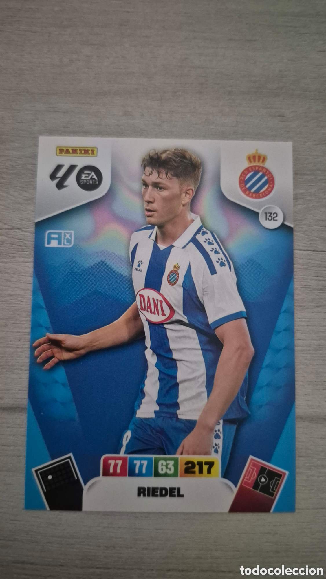 Cromos de F&uacute;tbol: N&deg;132 Espanyol Riedel Adrenalyn 25/26