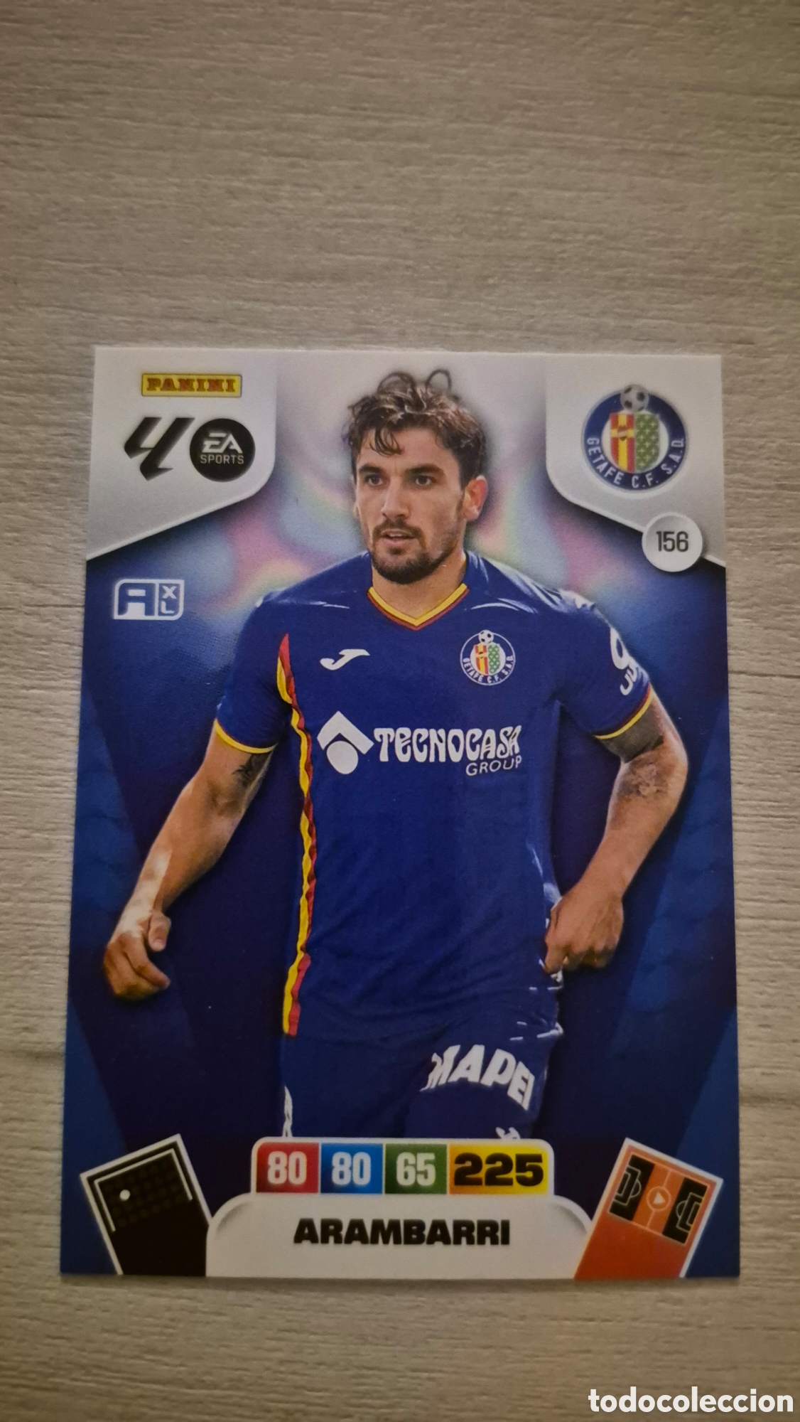 Fu&szlig;ball-Sticker: N&deg;156 Getafe Arambarri Adrenalyn 25/26
