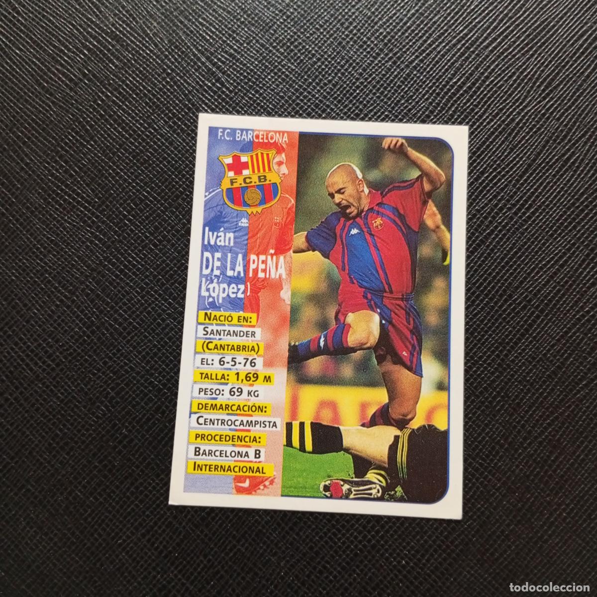 Fu&szlig;ball-Sticker: 18 DE LA PE&Ntilde;A BARCELONA PANINI 1998 1999 CROMO FUTBOL LIGA 98 99 - SIN PEGAR - A111 PG532