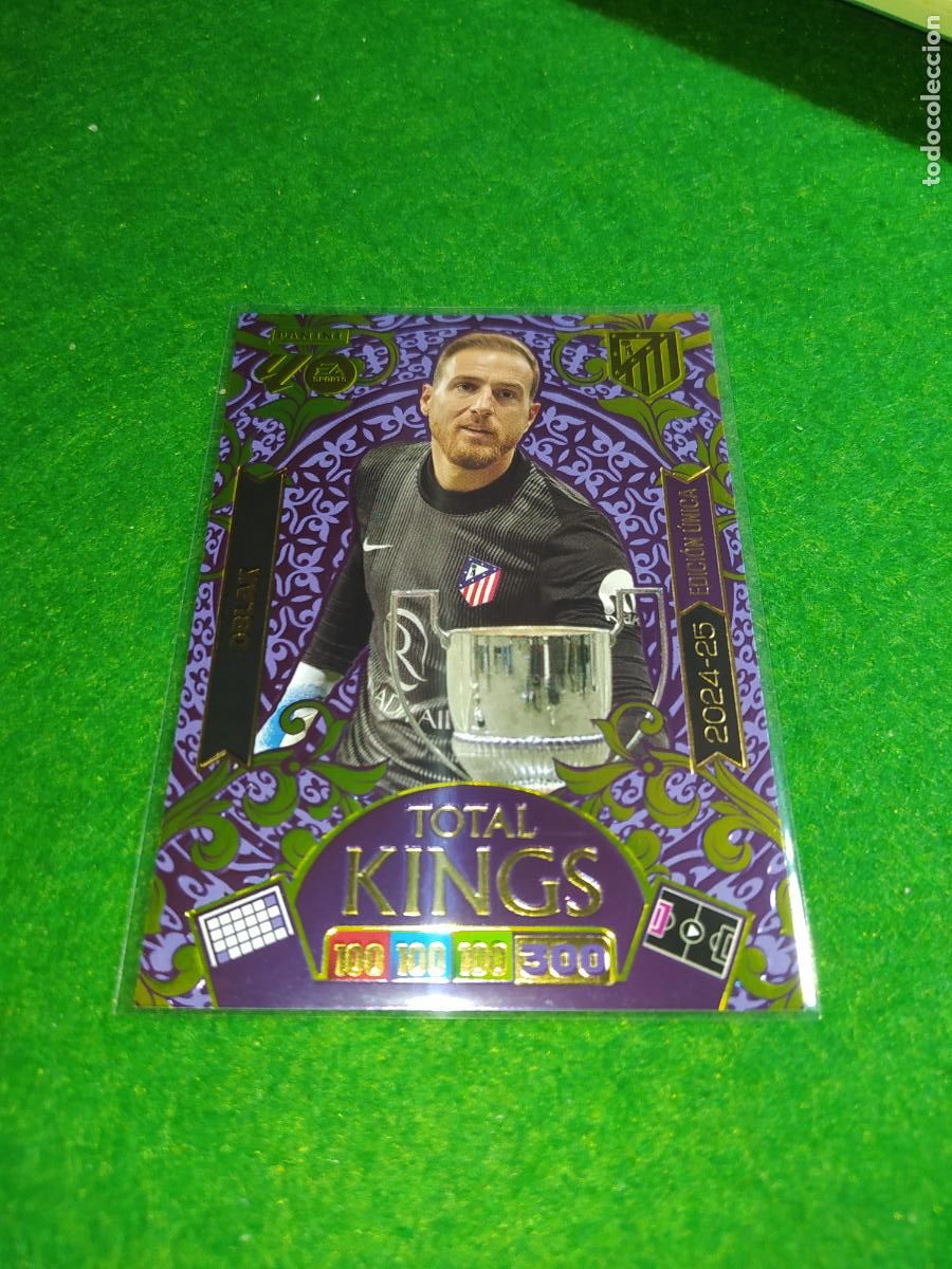 Fu&szlig;ball-Sticker: adrenalyn xl 2025 2026 TOTAL KING - EDICION UNICA - OBLAK - ATLETICO DE MADRID - 2024/25