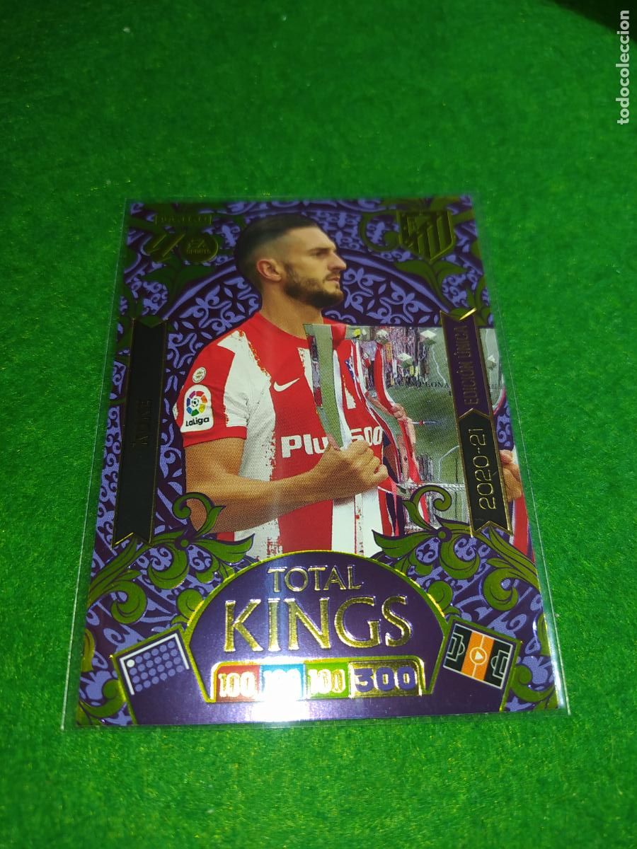 Fu&szlig;ball-Sticker: adrenalyn xl 2025 2026 TOTAL KING - EDICION UNICA - KOKE - ATLETICO DE MADRID - 2020/21