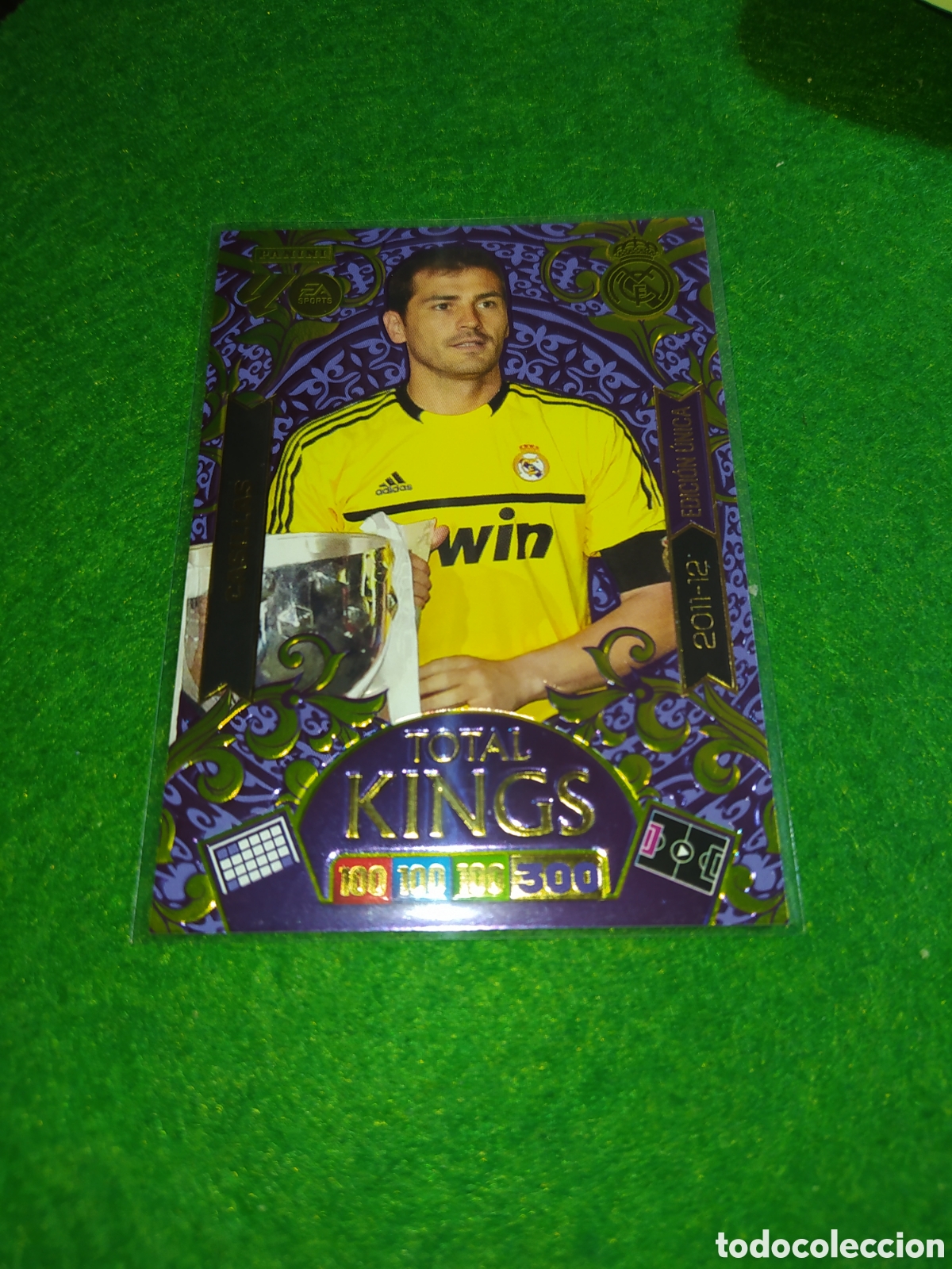 Fu&szlig;ball-Sticker: adrenalyn xl 2025 2026 TOTAL KING - EDICION UNICA - CASILLAS - REAL MADRID - 2011/12