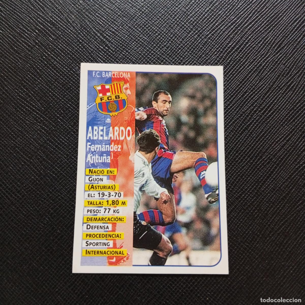Fu&szlig;ball-Sticker: 14 ABELARDO BARCELONA PANINI 1998 1999 CROMO FUTBOL LIGA 98 99 - SIN PEGAR - A111 PG532
