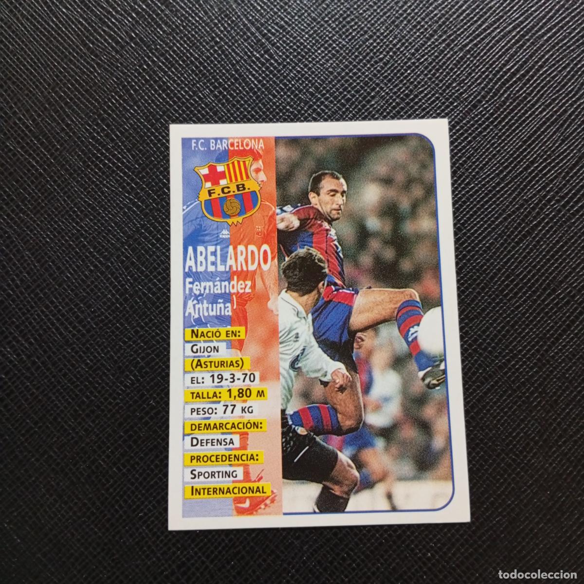 Cromos de F&uacute;tbol: 14 ABELARDO BARCELONA PANINI 1998 1999 CROMO FUTBOL LIGA 98 99 - SIN PEGAR - A111 PG532 B