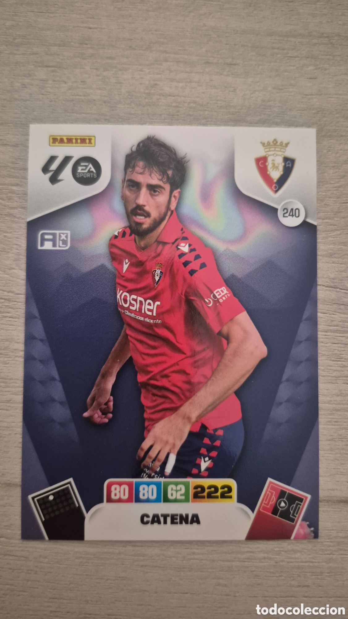 Cromos de F&uacute;tbol: N&deg;240 Osasuna Catena Adrenalyn 25/26