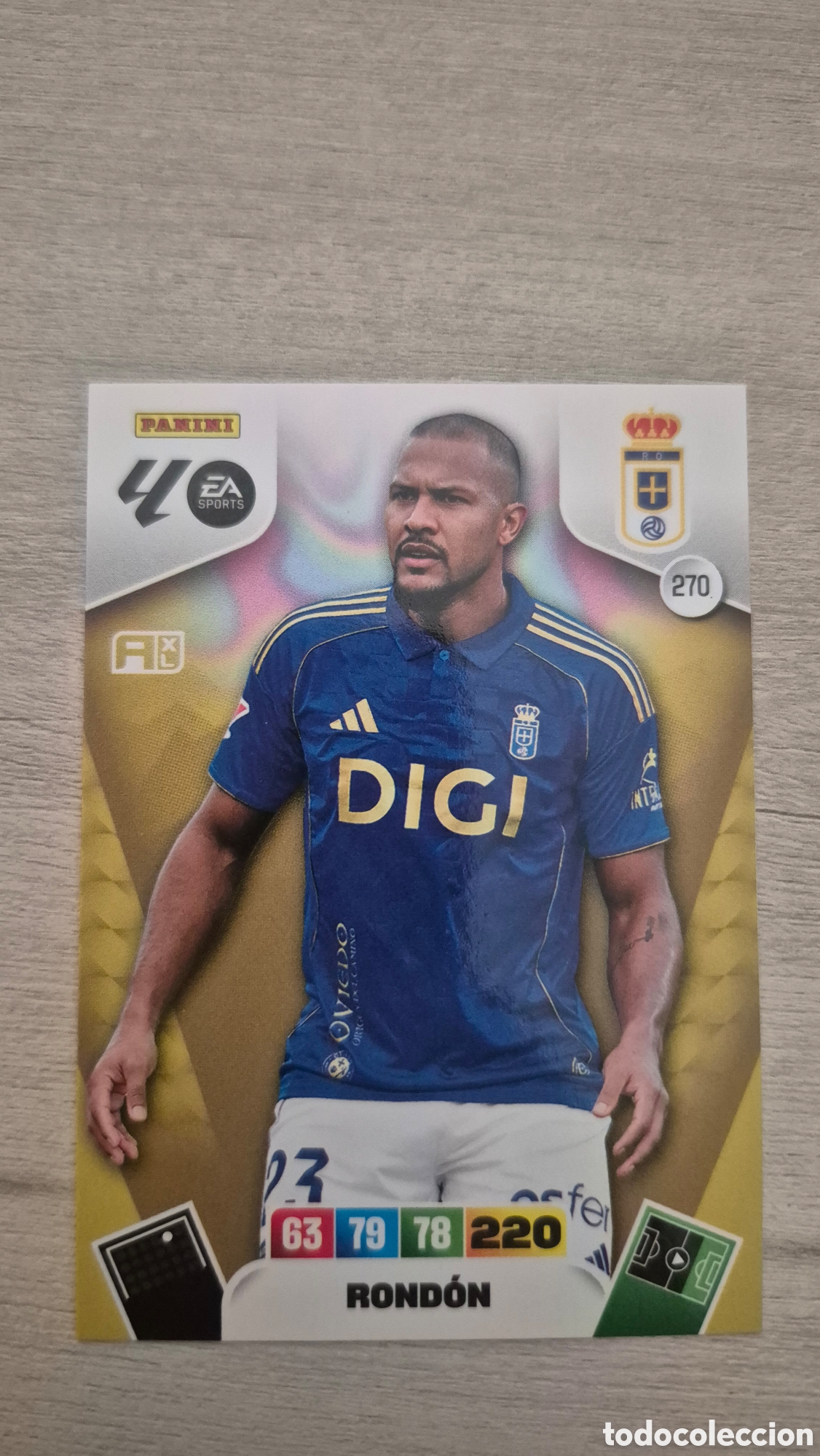 Cromos de F&uacute;tbol: N&deg;270 Oviedo Rondon Adrenalyn 25/26