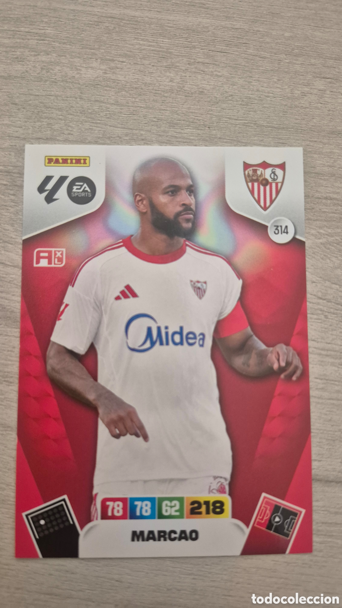 Cromos de F&uacute;tbol: N&deg;314 Sevilla Marcao Adrenalyn 25/26