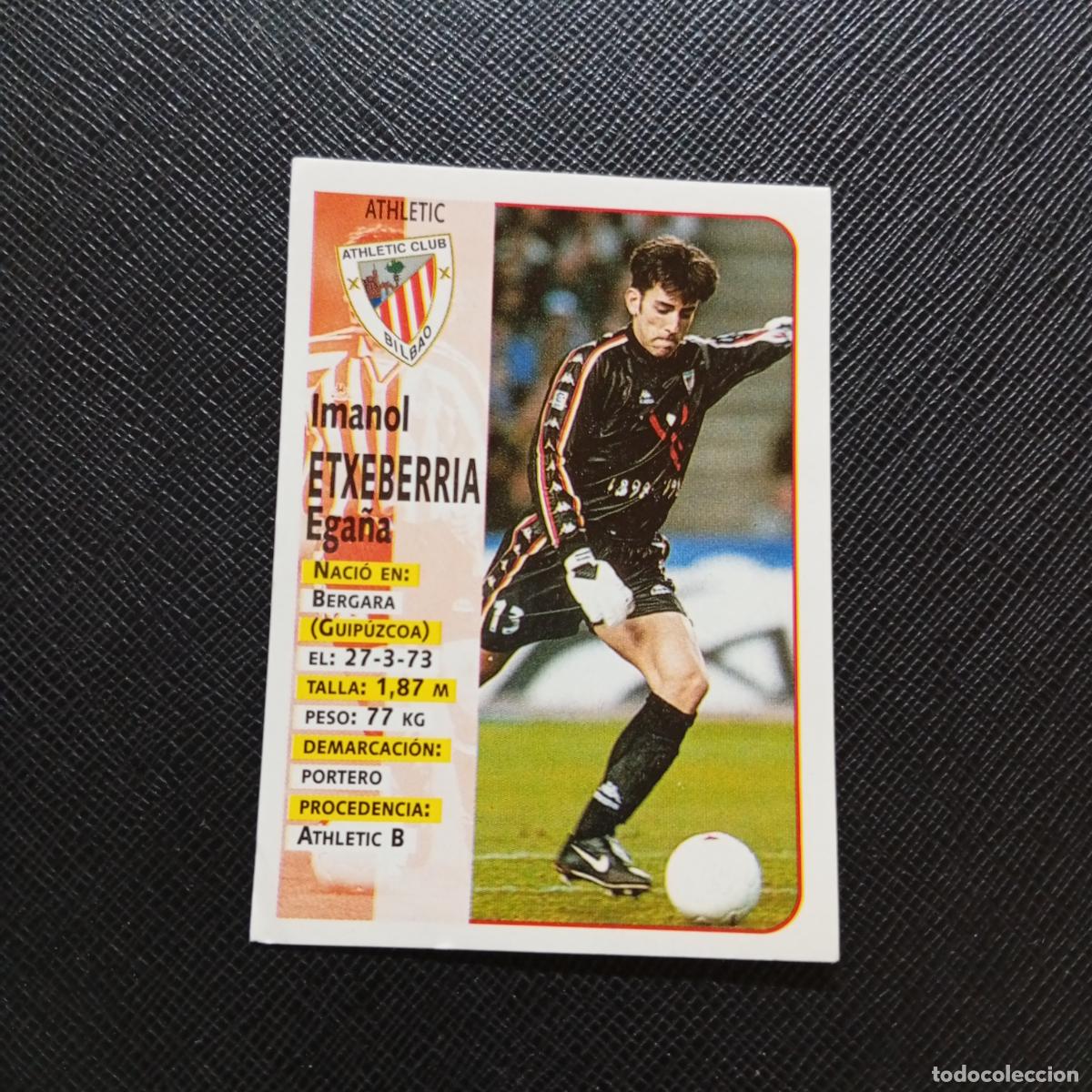 Cromos de F&uacute;tbol: 29 ETXEBERRIA BILBAO PANINI 1998 1999 CROMO FUTBOL LIGA 98 99 - SIN PEGAR - A111 PG532