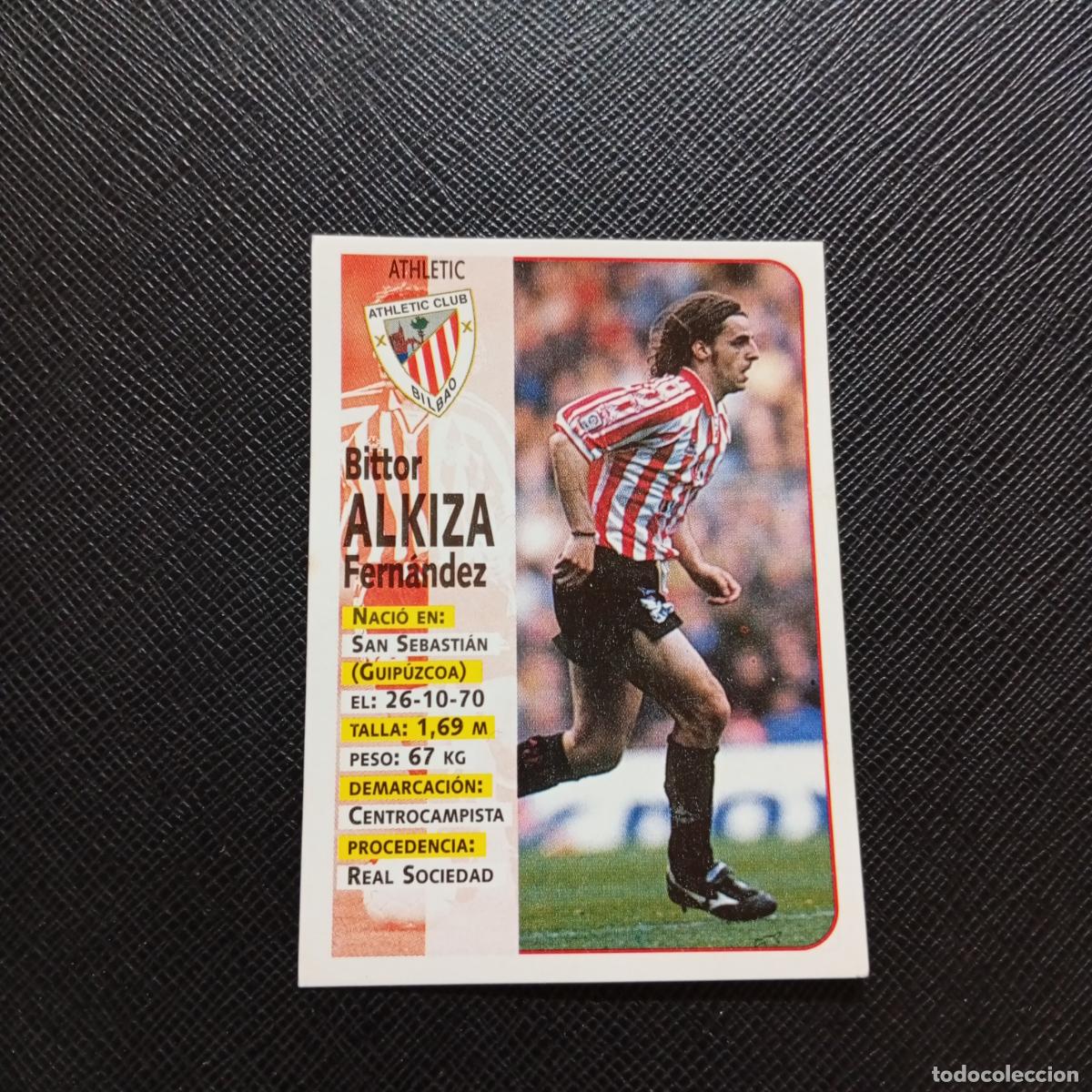 Fu&szlig;ball-Sticker: 40 ALKIZA BILBAO PANINI 1998 1999 CROMO FUTBOL LIGA 98 99 - SIN PEGAR - A111 PG523