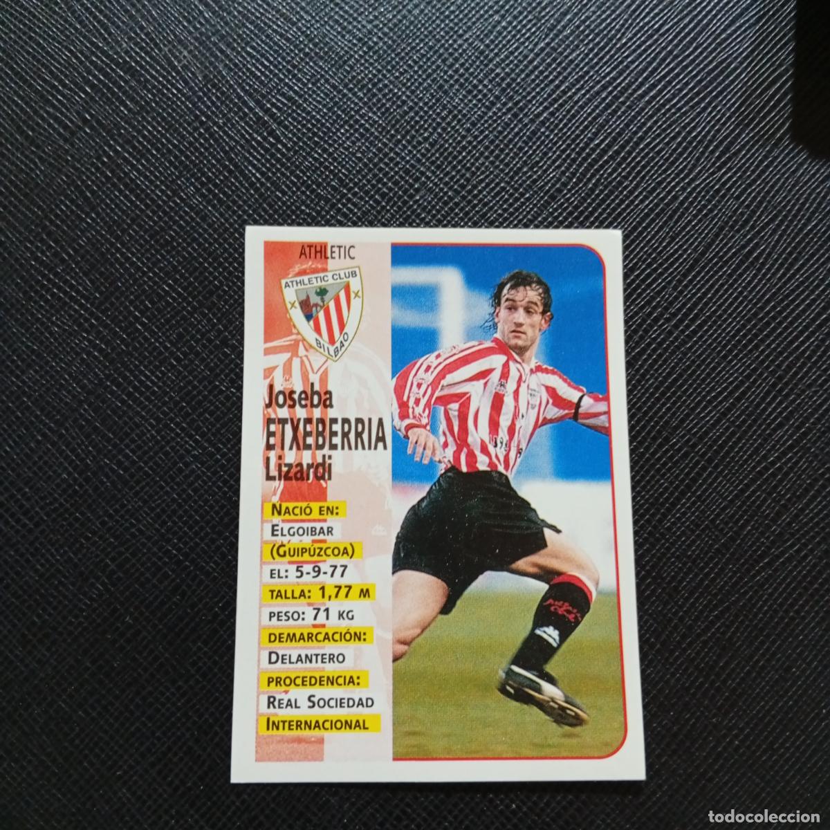 Fu&szlig;ball-Sticker: 43 ETXEBERRIA BILBAO PANINI 1998 1999 CROMO FUTBOL LIGA 98 99 - SIN PEGAR - A146 PG10