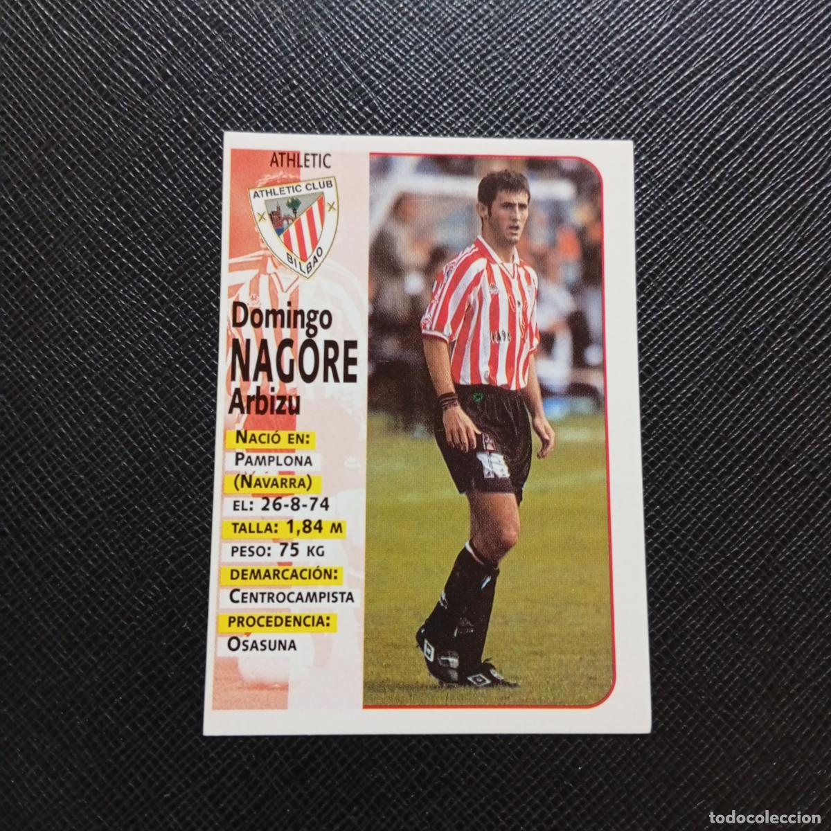 Cromos de F&uacute;tbol: 39 NAGORE BILBAO PANINI 1998 1999 CROMO FUTBOL LIGA 98 99 - SIN PEGAR - A146 PG46