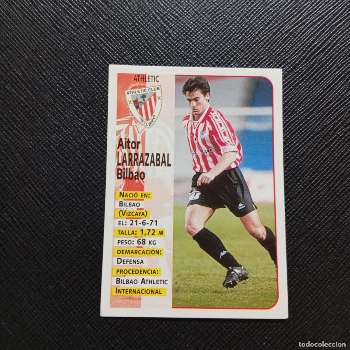 Cromos de F&uacute;tbol: 35 LARRAZABAL BILBAO PANINI 1998 1999 CROMO FUTBOL LIGA 98 99 - SIN PEGAR - A146 PG37