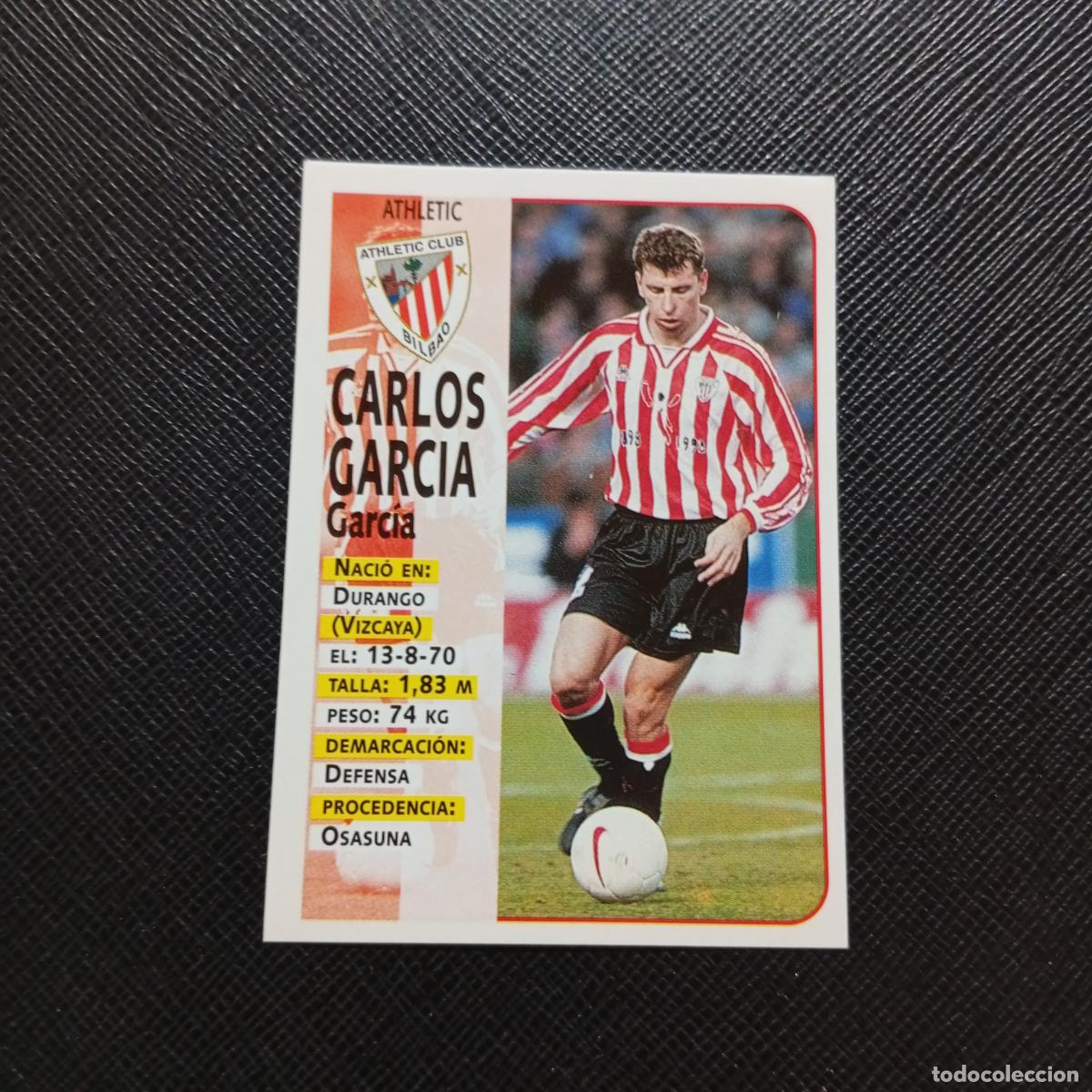 Cromos de F&uacute;tbol: 32 CARLOS GARCIA BILBAO PANINI 1998 1999 CROMO FUTBOL LIGA 98 99 - SIN PEGAR - A146 PG46