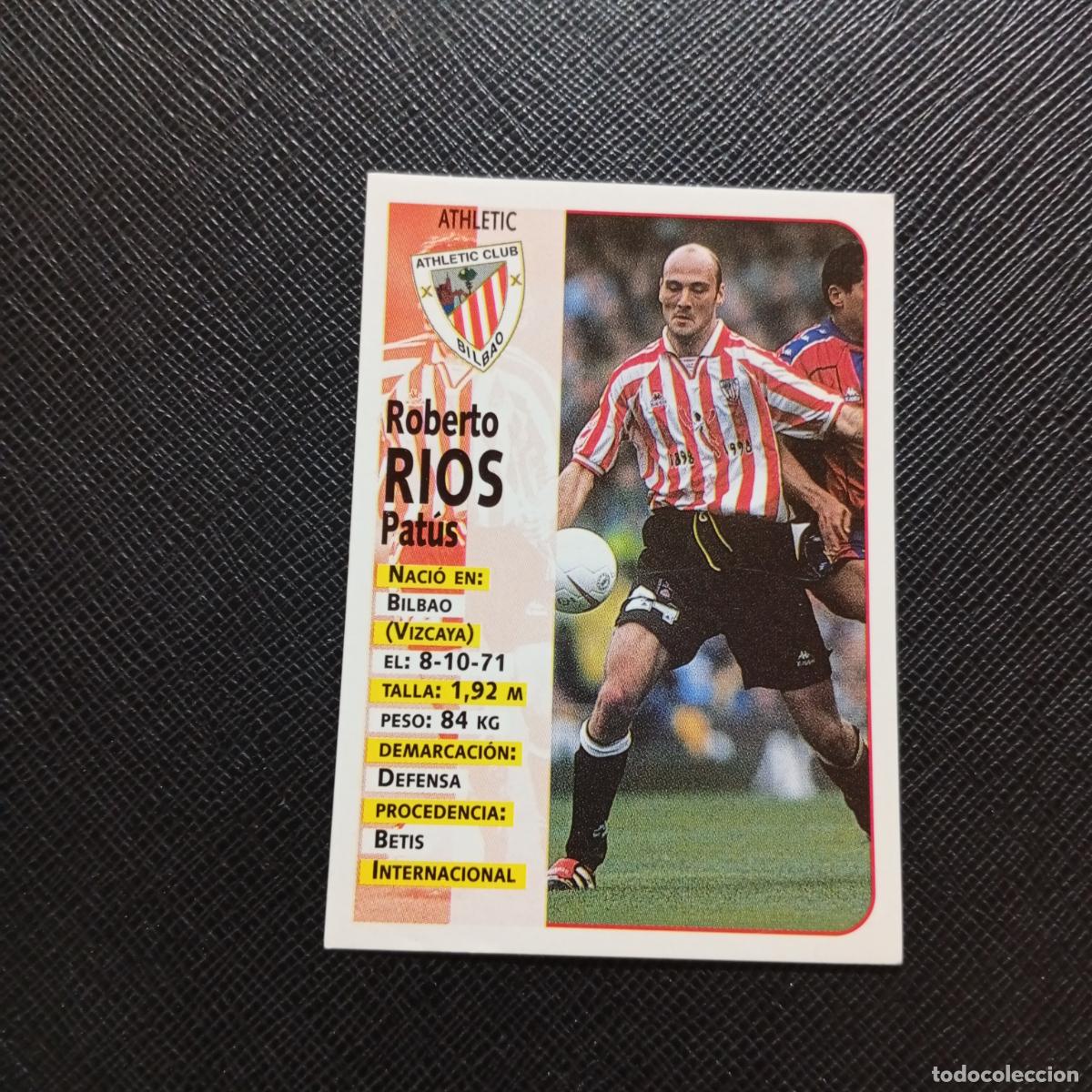 Cromos de F&uacute;tbol: 31 RIOS BILBAO PANINI 1998 1999 CROMO FUTBOL LIGA 98 99 - SIN PEGAR - A146 PG55