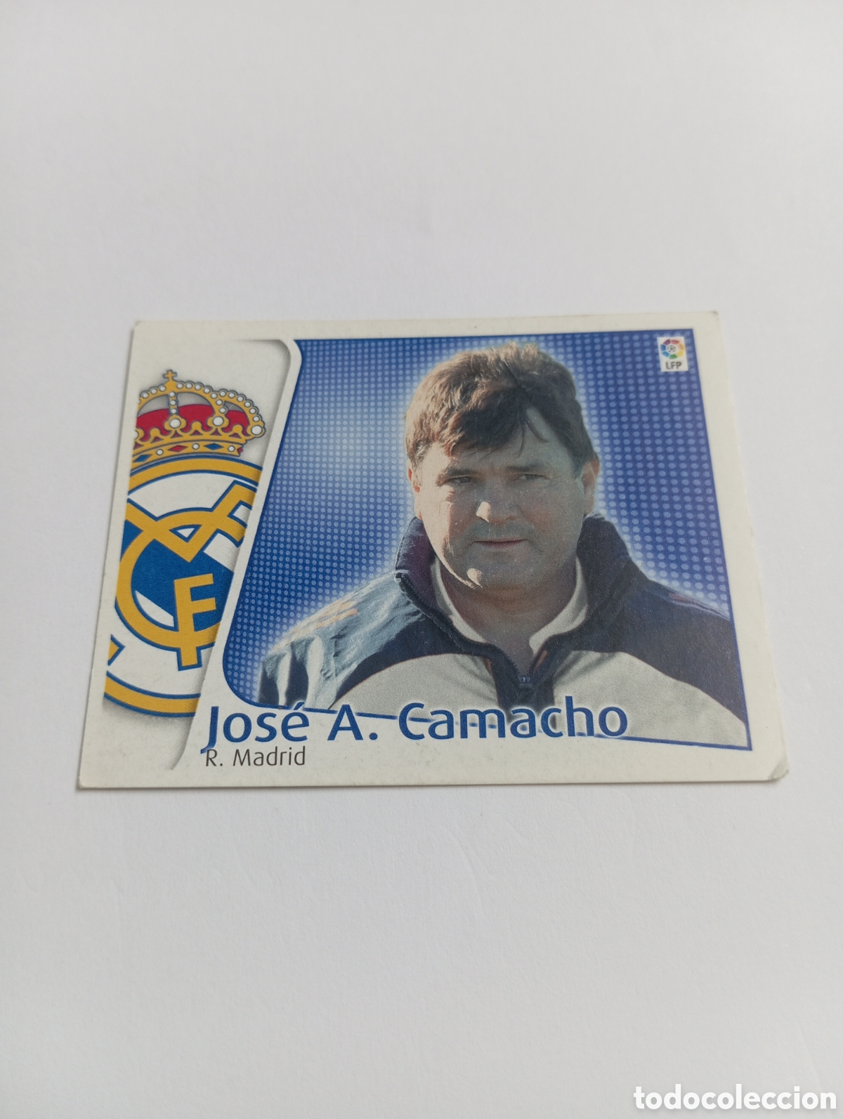 Cromos de F&uacute;tbol: ENTRENADOR CAMACHO BAJA Real Madrid LIGA ESTE 2004 2005 PANINI 04 05