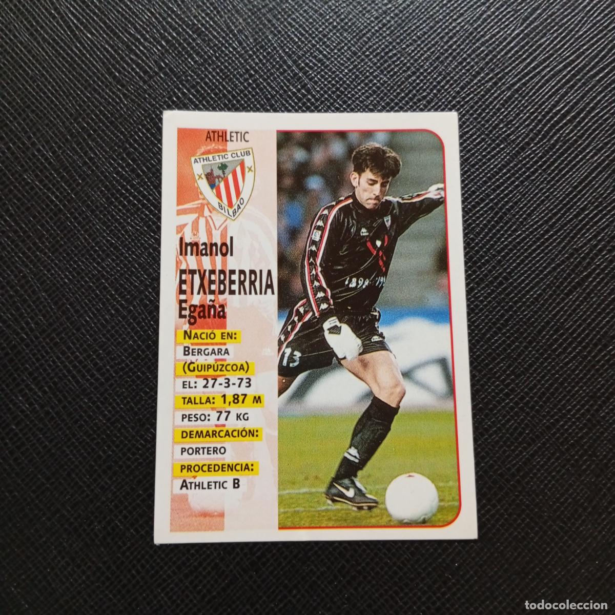Cromos de F&uacute;tbol: 29 ETXEBERRIA BILBAO PANINI 1998 1999 CROMO FUTBOL LIGA 98 99 - SIN PEGAR - A146 PG55