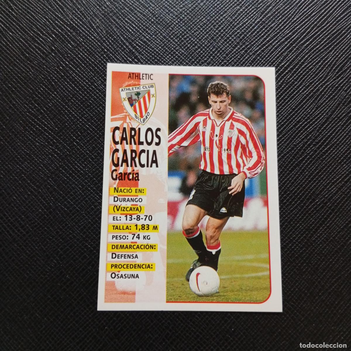 Cromos de F&uacute;tbol: 32 CARLOS GARCIA BILBAO PANINI 1998 1999 CROMO FUTBOL LIGA 98 99 - SIN PEGAR - A146 PG55
