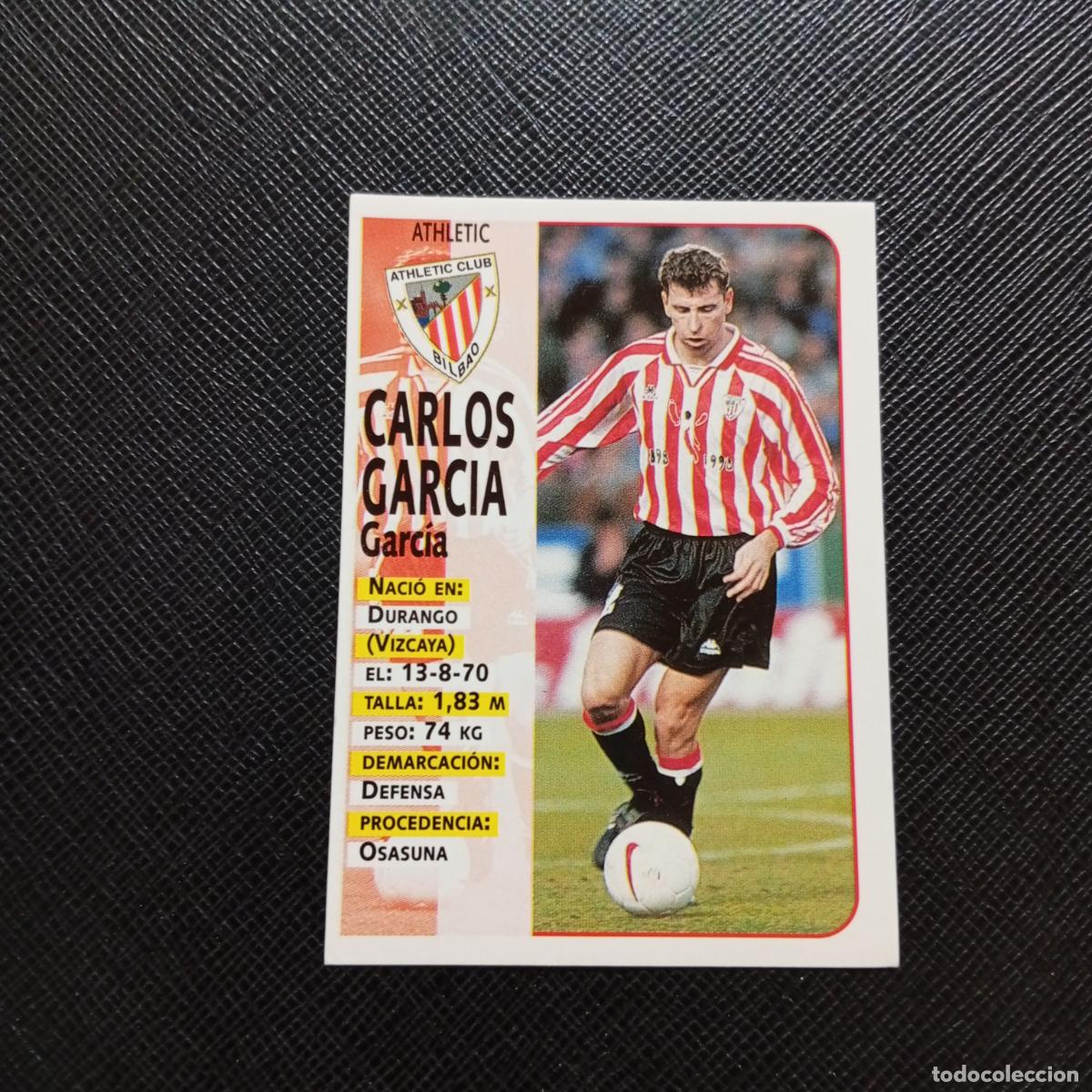 Cromos de F&uacute;tbol: 32 CARLOS GARCIA BILBAO PANINI 1998 1999 CROMO FUTBOL LIGA 98 99 - SIN PEGAR - A146 PG64