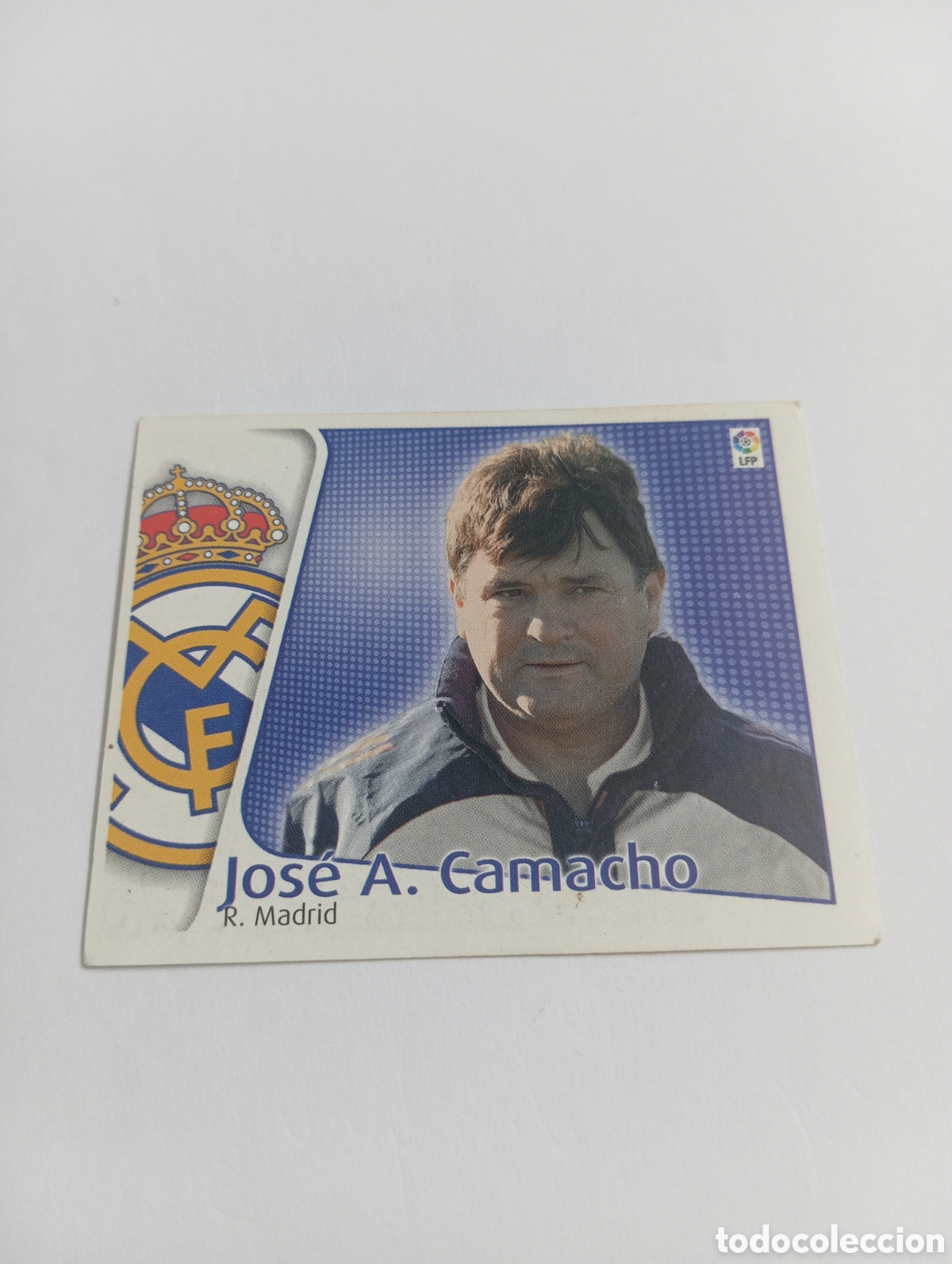 Cromos de F&uacute;tbol: ENTRENADOR CAMACHO BAJA Real Madrid LIGA ESTE 2004 2005 PANINI 04 05