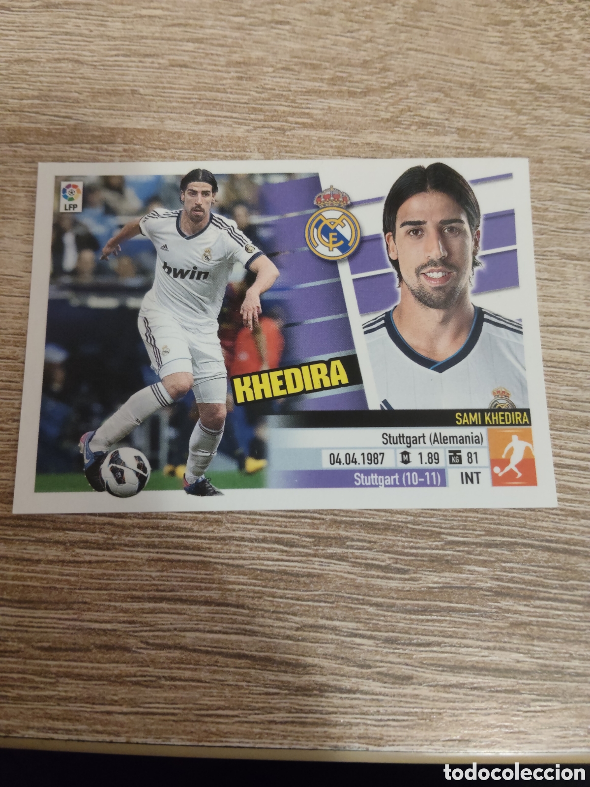 Fu&szlig;ball-Sticker: Khedira Real Madrid liga 2013 2014 13 14 ediciones este