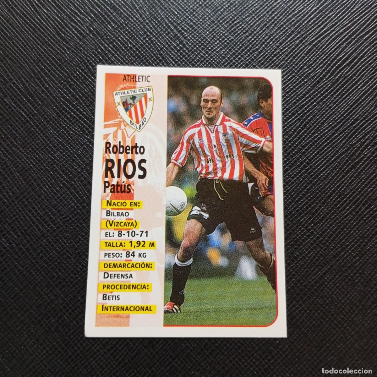 Cromos de F&uacute;tbol: 31 RIOS BILBAO PANINI 1998 1999 CROMO FUTBOL LIGA 98 99 - SIN PEGAR - A146 PG73 B