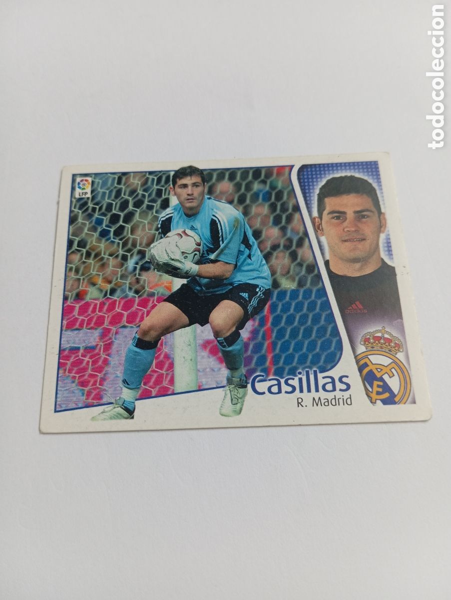 Cromos de F&uacute;tbol: CASILLAS Real Madrid LIGA ESTE 2004 2005 PANINI 04 05