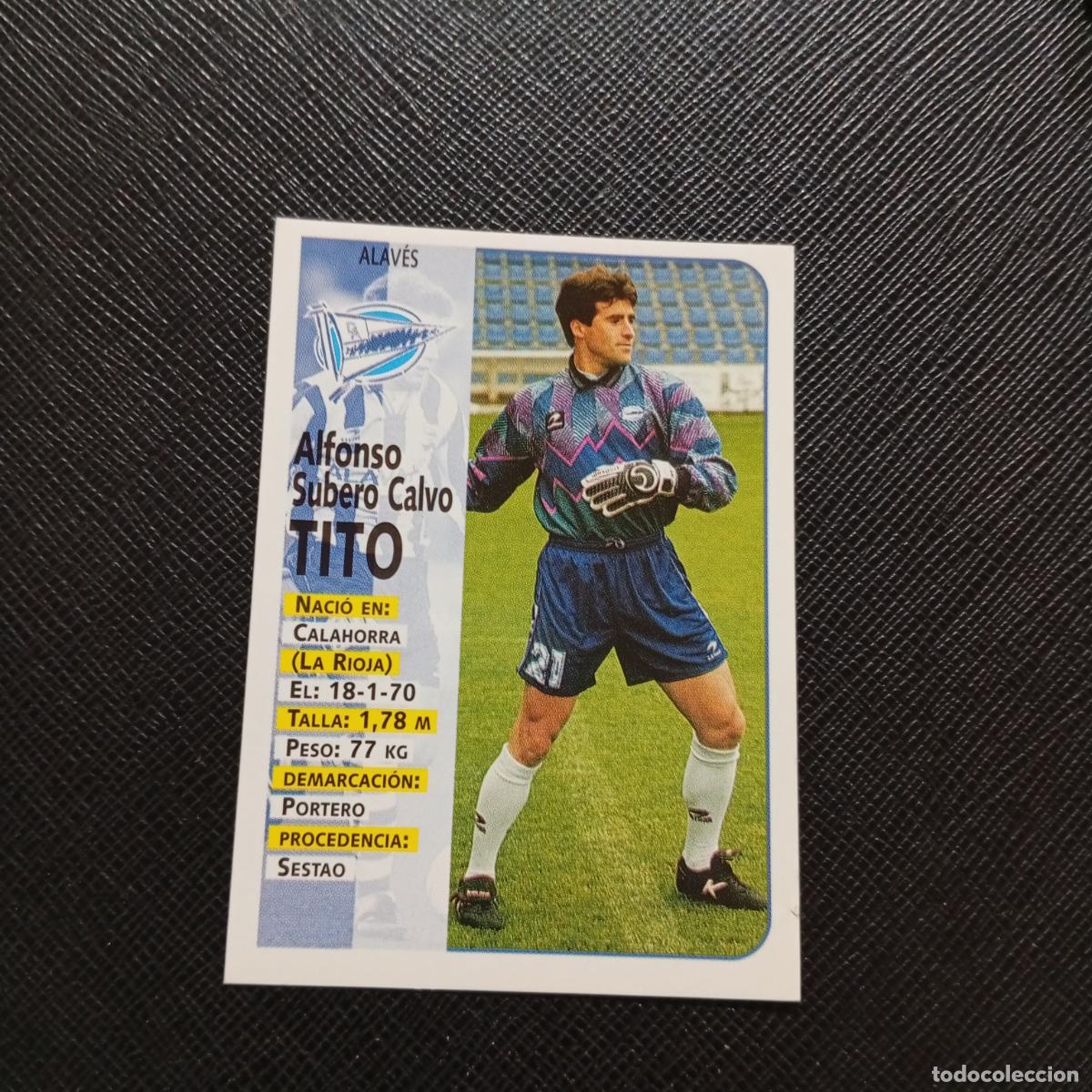 Cromos de F&uacute;tbol: 331 TITO ALAVES PANINI 1998 1999 CROMO FUTBOL LIGA 98 99 - SIN PEGAR - A146 PG82 B