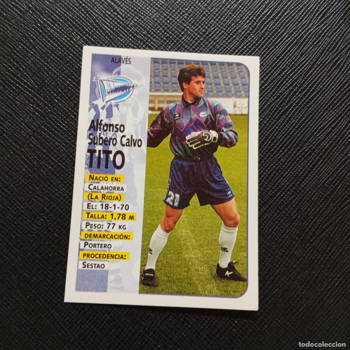 Cromos de F&uacute;tbol: 331 TITO ALAVES PANINI 1998 1999 CROMO FUTBOL LIGA 98 99 - SIN PEGAR - A146 PG91
