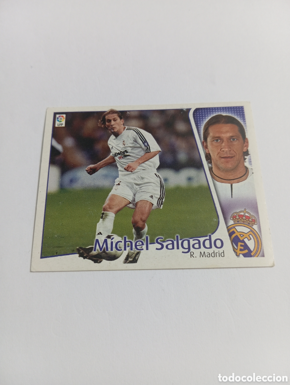 Figurine di Calcio: MICHEL SALGADO Real Madrid LIGA ESTE 2004 2005 PANINI 04 05