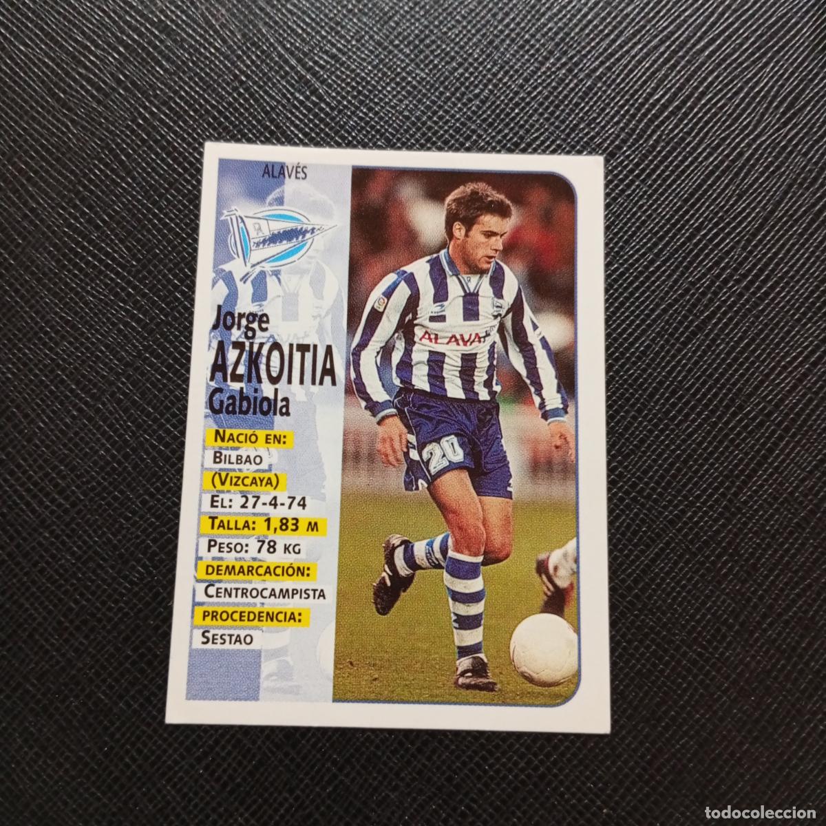 Figurine di Calcio: 325 AZKOITIA ALAVES PANINI 1998 1999 CROMO FUTBOL LIGA 98 99 - SIN PEGAR - A146 PG82