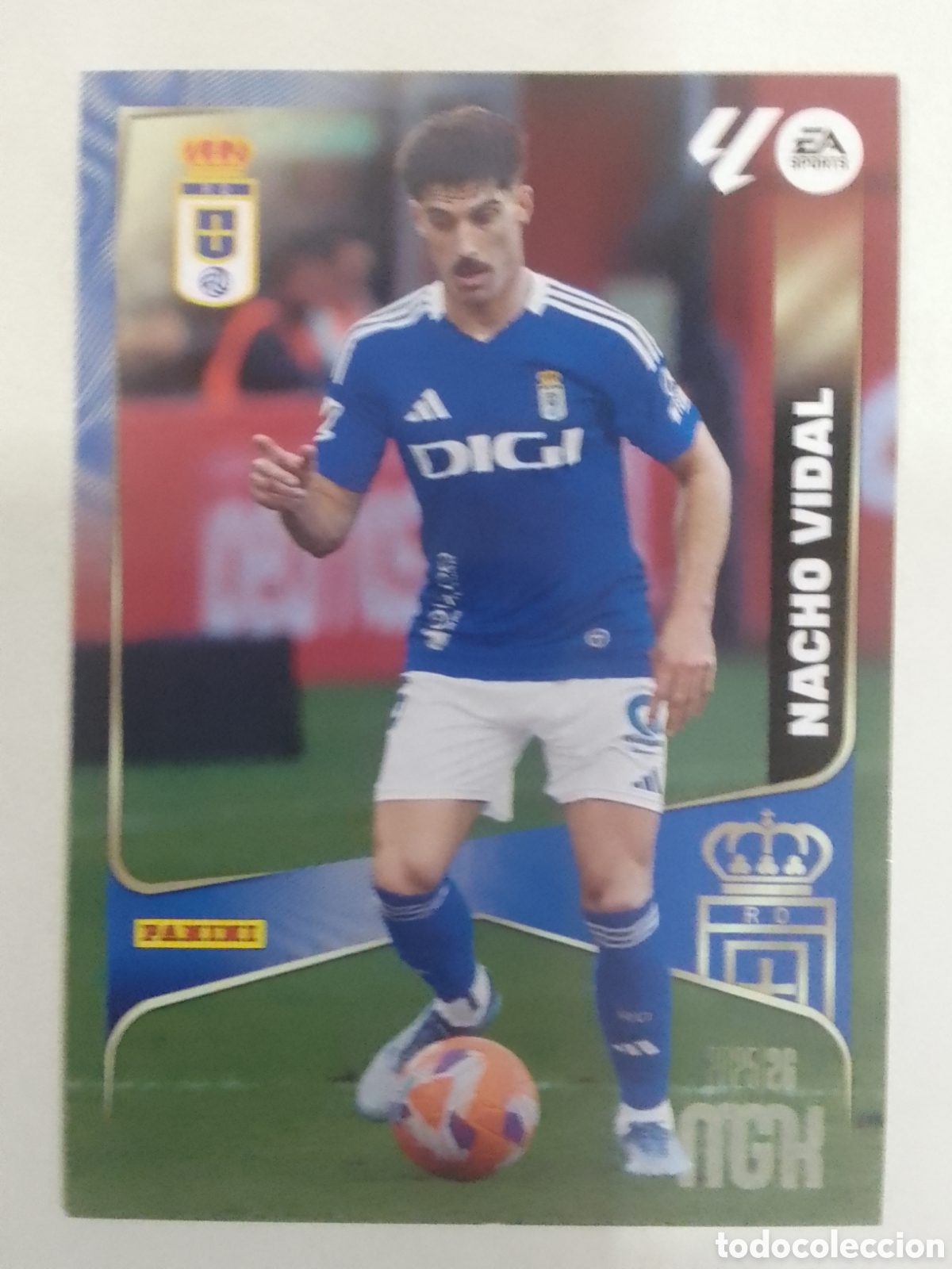 Cromos de F&uacute;tbol: Megacracks 2025/26 n&deg; 274 Nacho Vidal &bull; Oviedo.