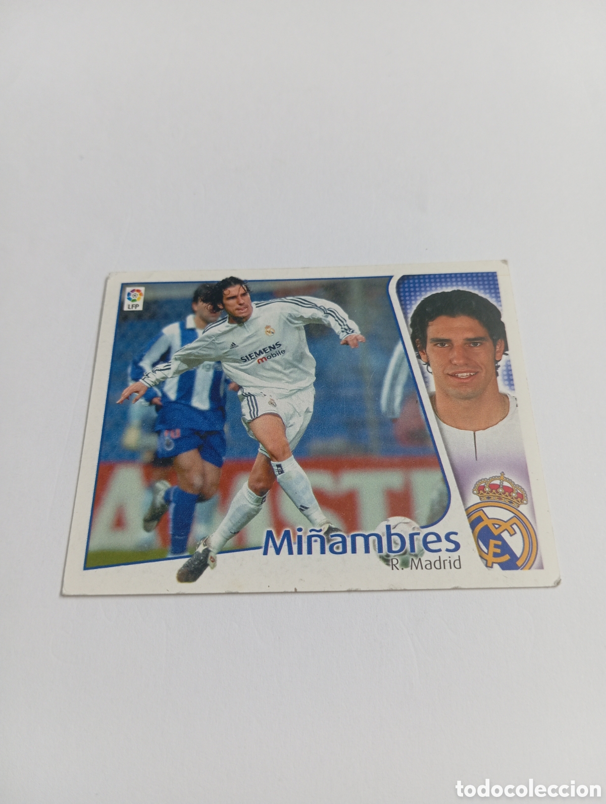 Cromos de F&uacute;tbol: MI&Ntilde;AMBRES Real Madrid LIGA ESTE 2004 2005 PANINI 04 05