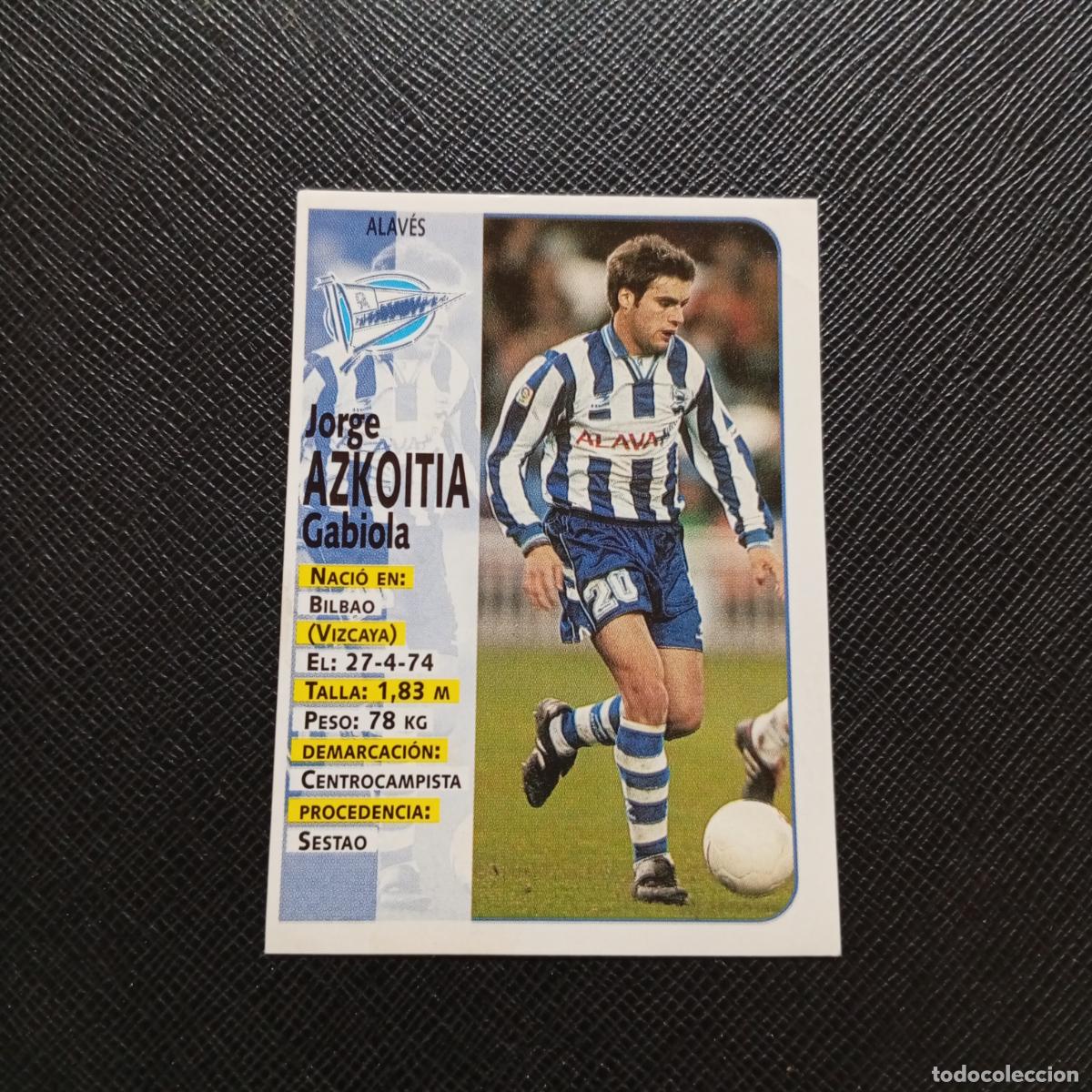 Cromos de F&uacute;tbol: 325 AZKOITIA ALAVES PANINI 1998 1999 CROMO FUTBOL LIGA 98 99 - SIN PEGAR - A146 PG118