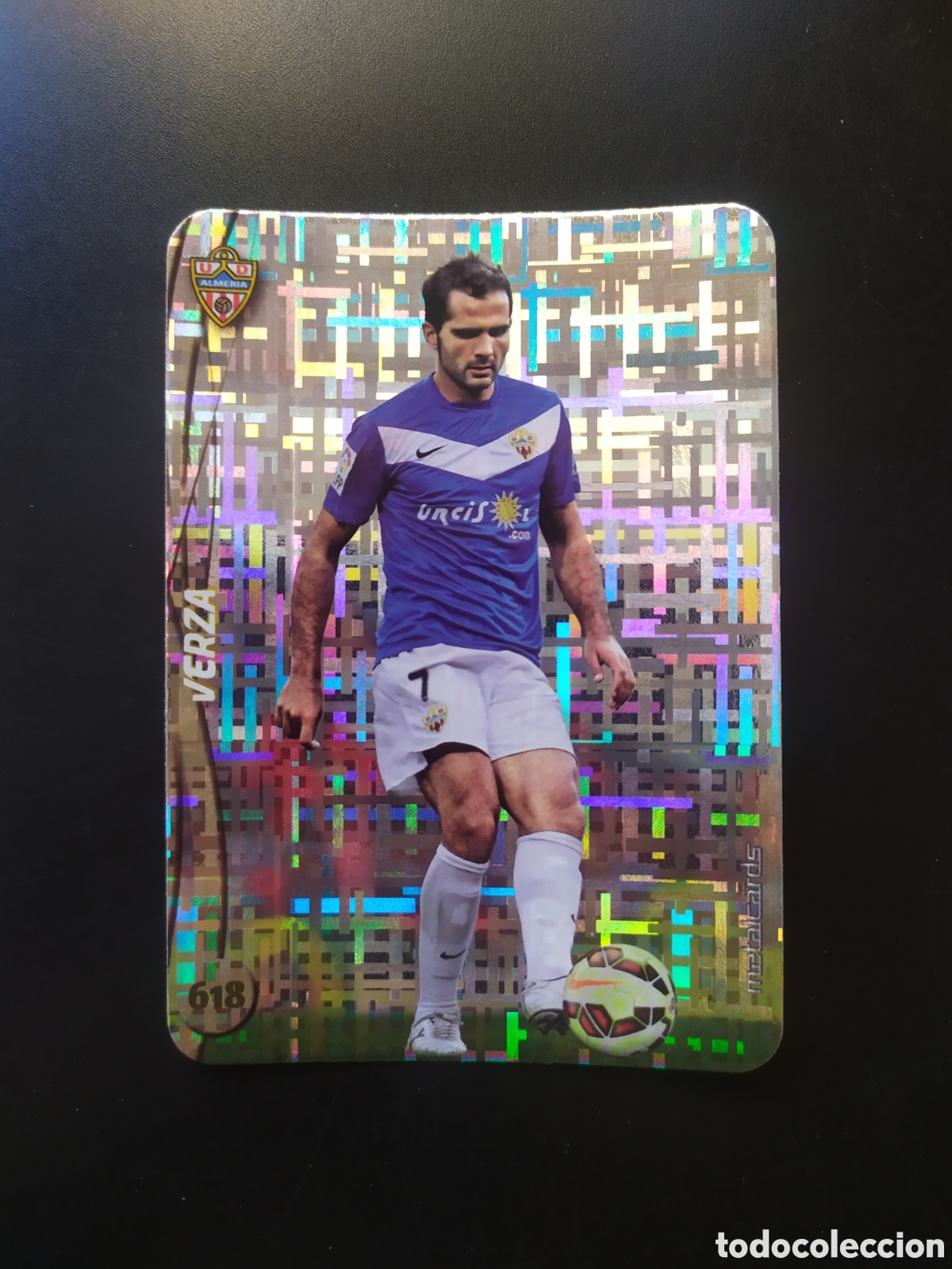 Cromos de F&uacute;tbol: Mundicromo fichas Liga 2014 2015 14 15 Verza top brillo tetris n&deg; 618 Almeria