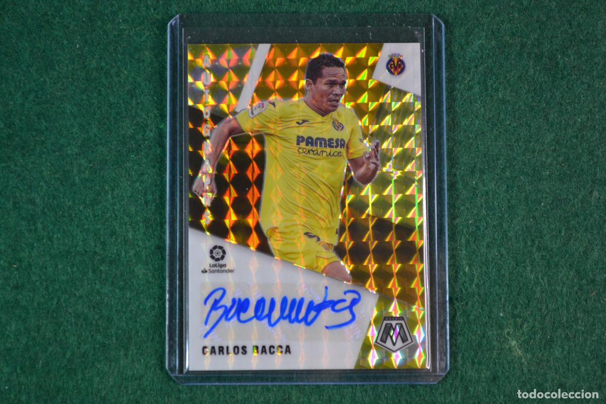 Cromos de F&uacute;tbol: PANINI MOSAIC LA LIGA 2020-21 - CARLOS BACCA (VILLARREAL CF) AUTOGRAFO GOLD NUMERADA 07/10